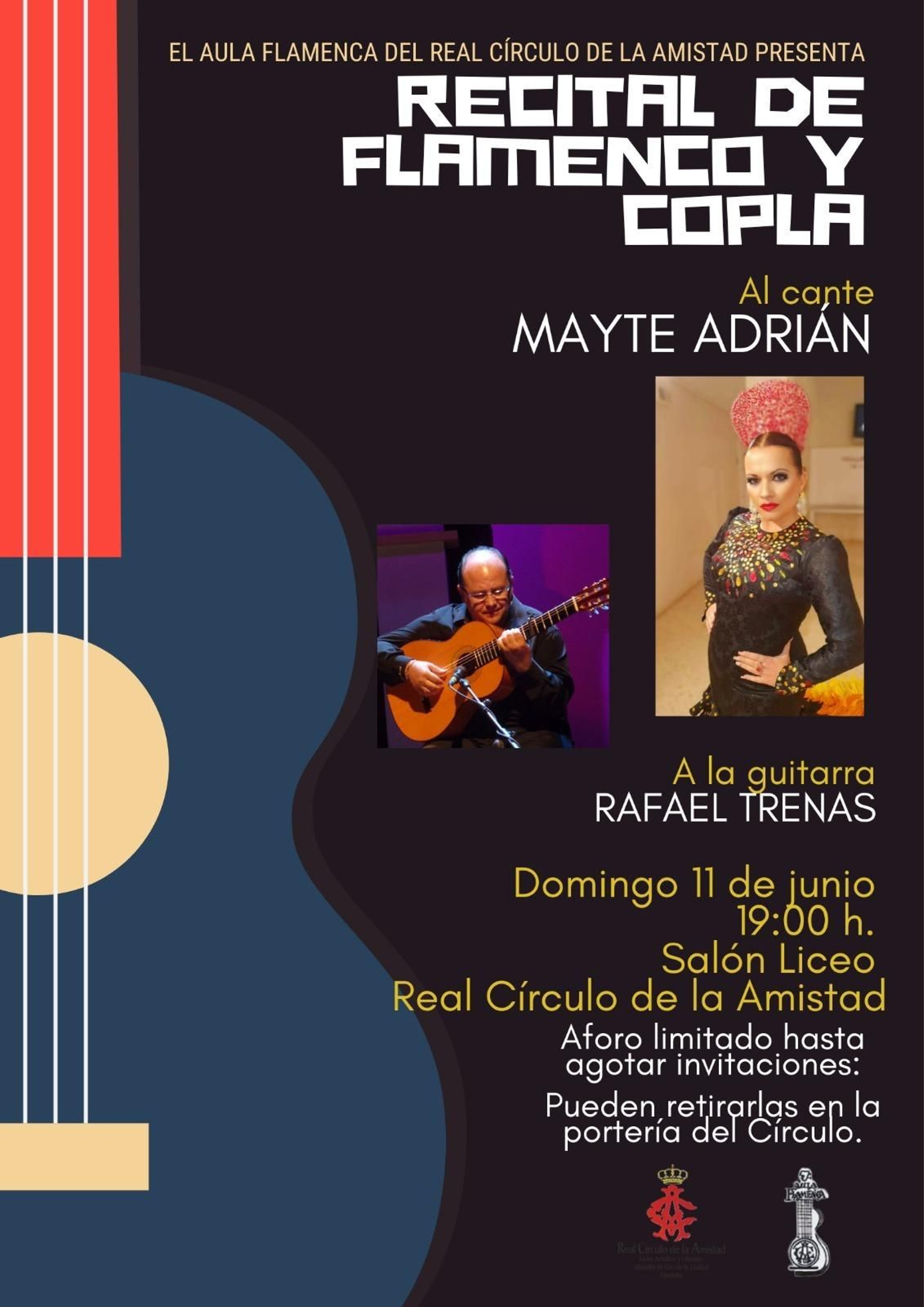 Cartel del recital.
