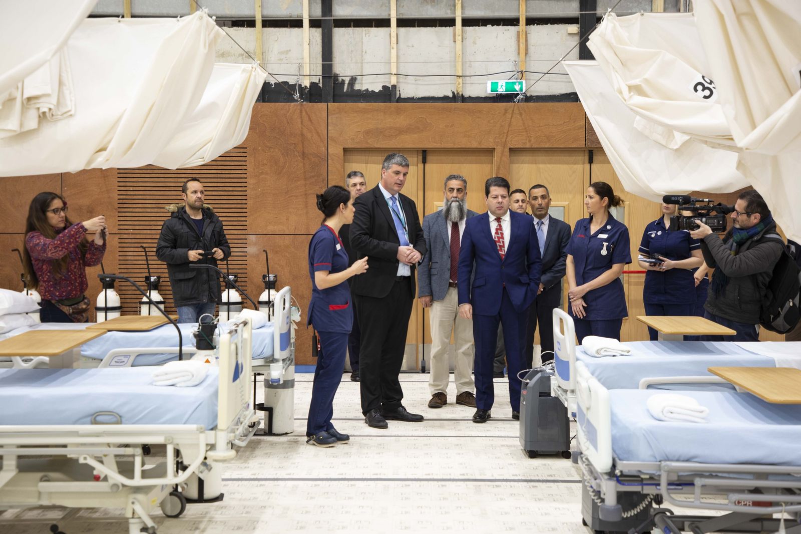 Hospital de campaña en Gibraltar