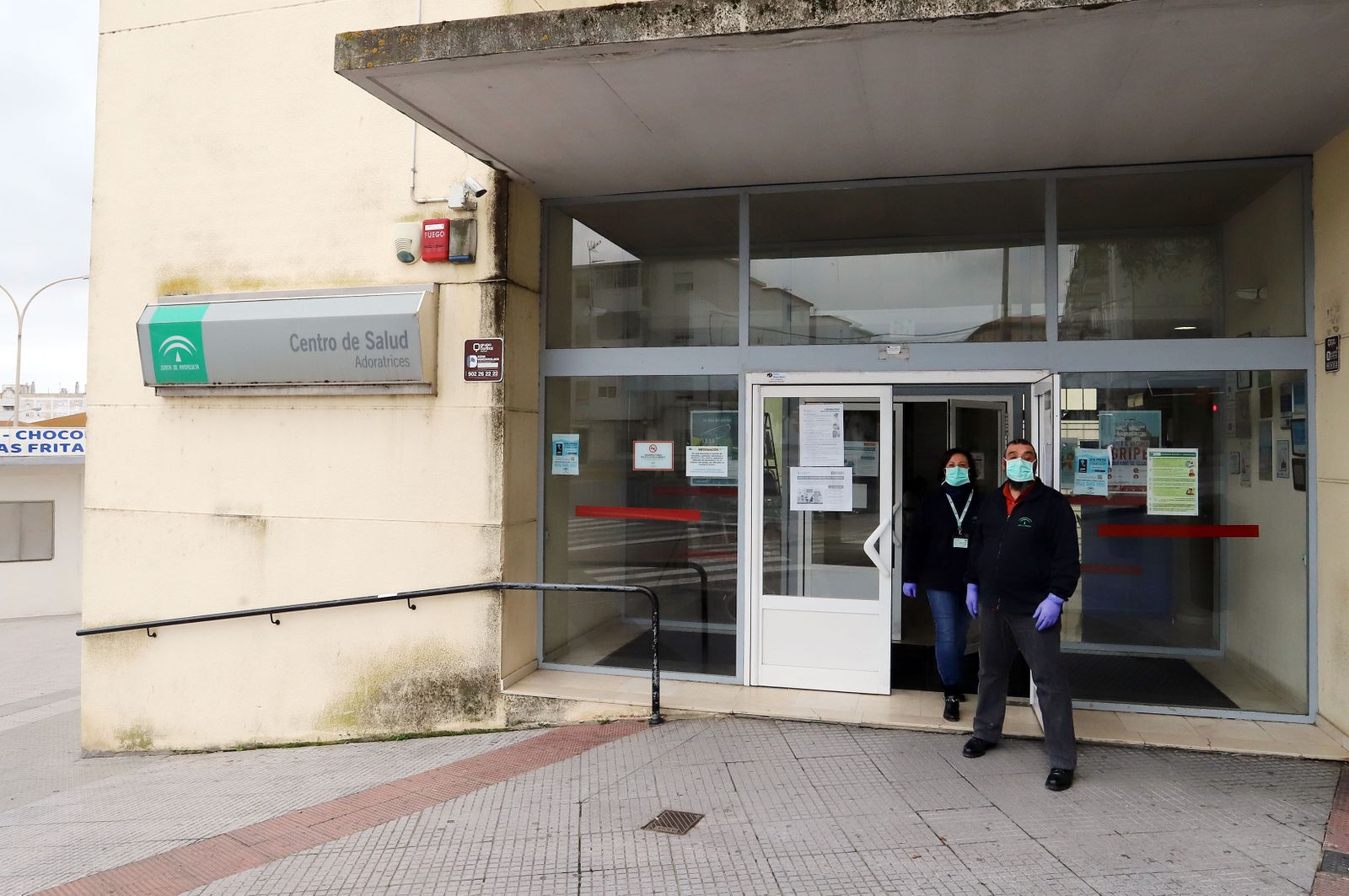 Centro de salud de Adoratrices durante la crisis del coronavirus.