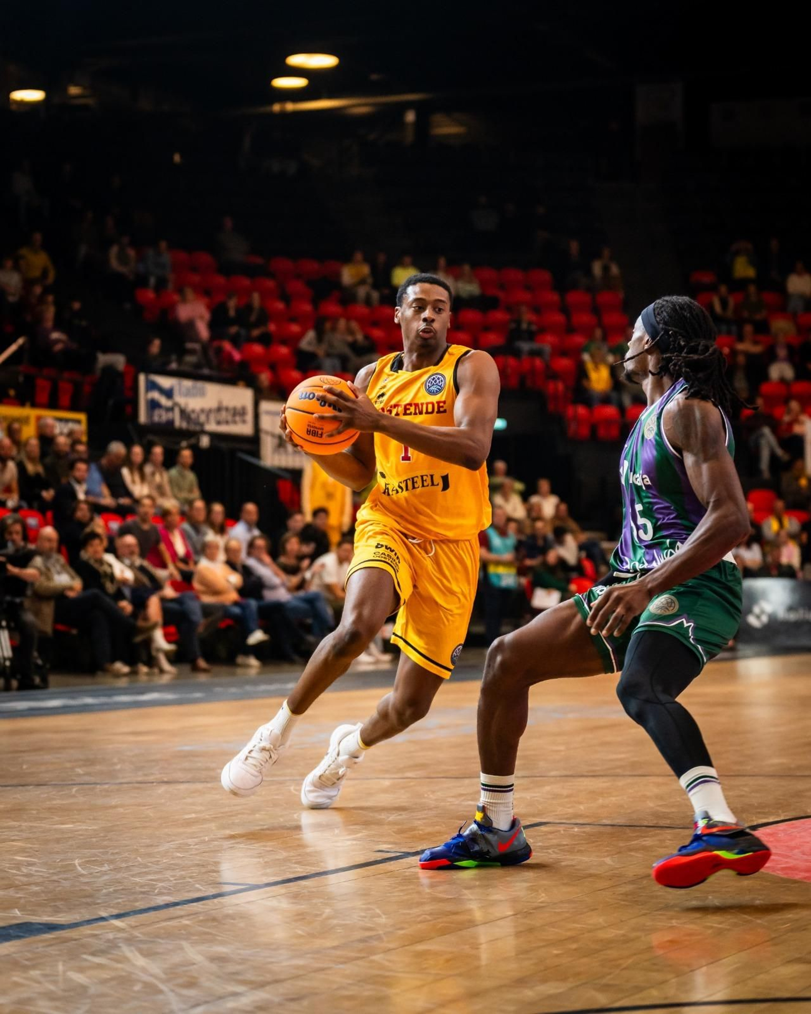 El Oostende-Unicaja, en fotos