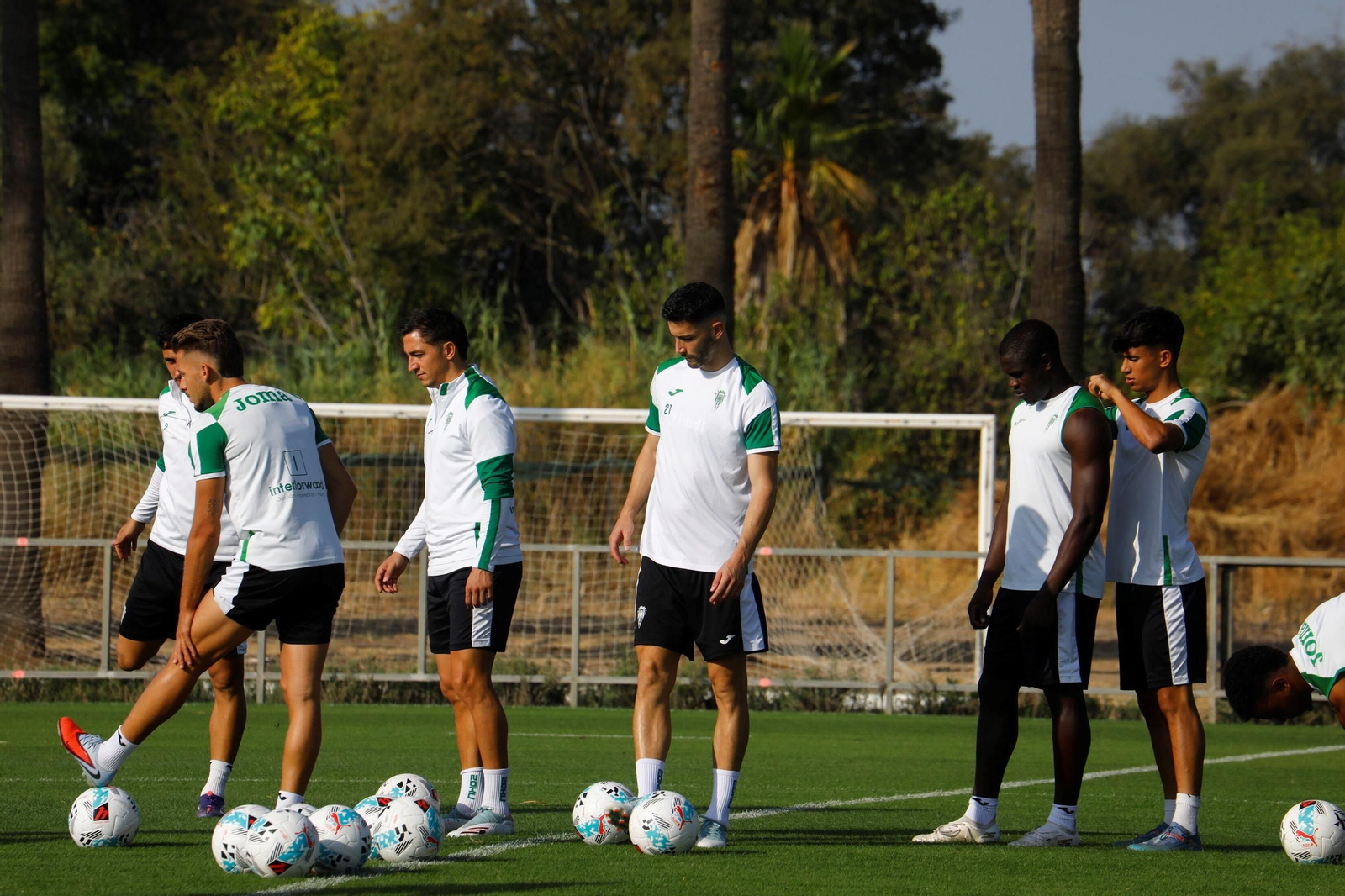 Albarrán durante un entrenamiento de esta semana.