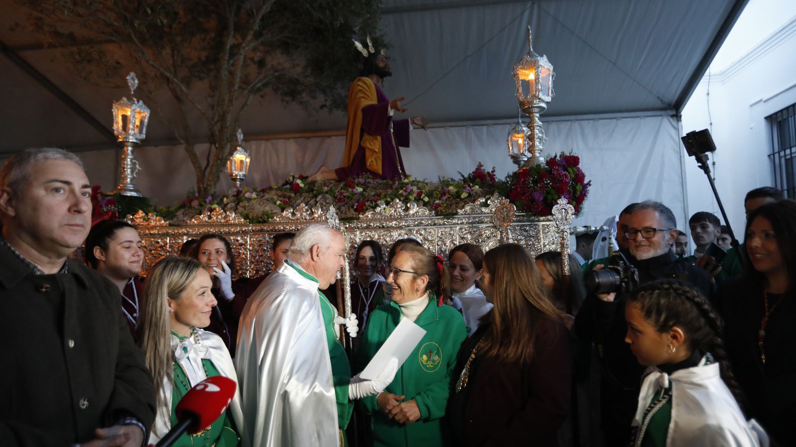 Fotos del Lunes Santo en San Roque: Oración en el Huerto.
