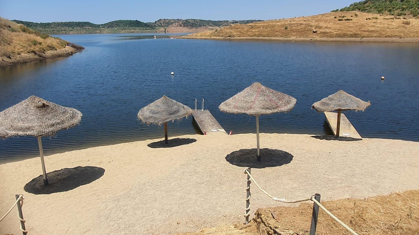 Playa de La Breña, en Almodóvar del Río