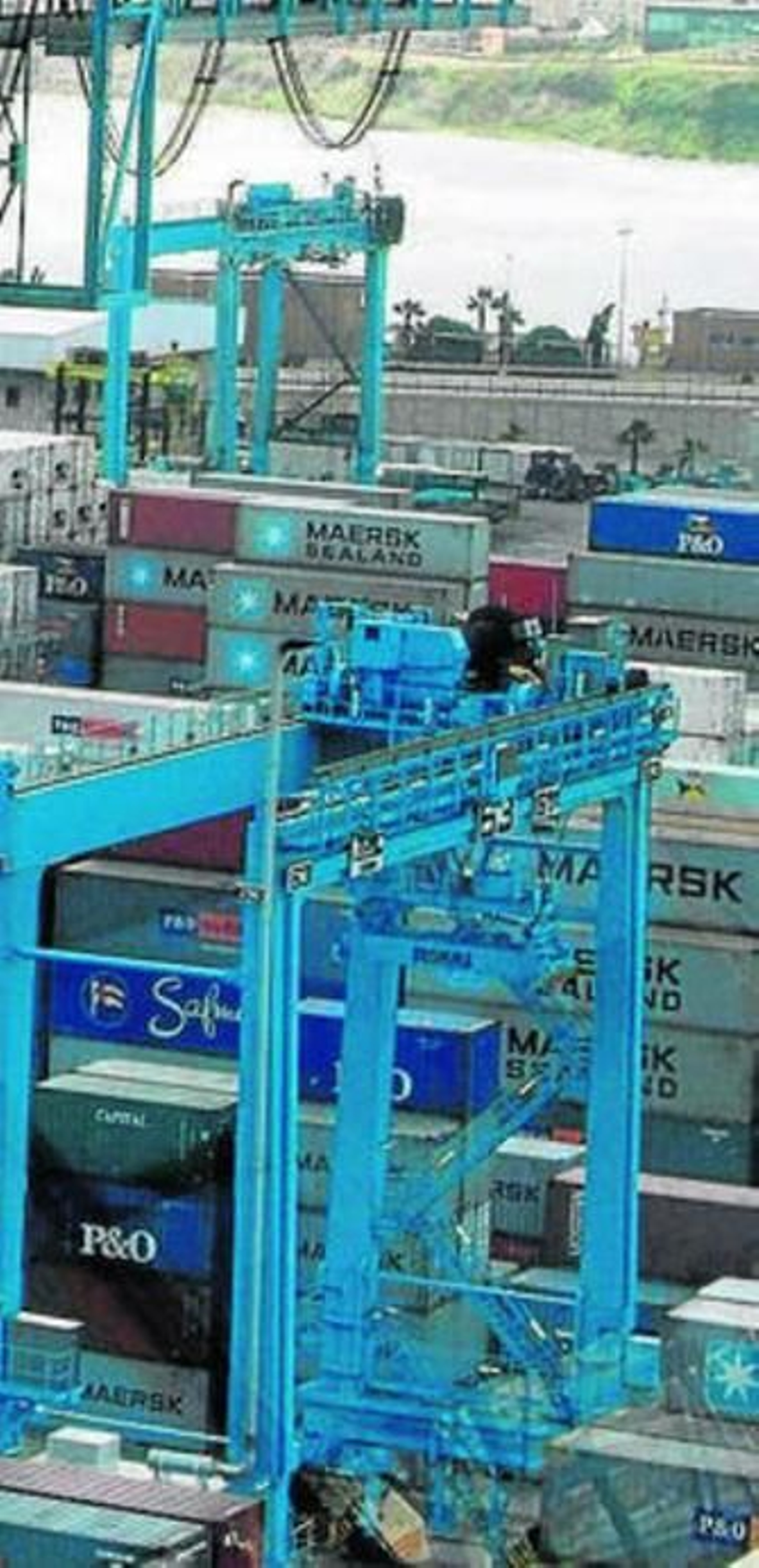 Contenedores en APMT.