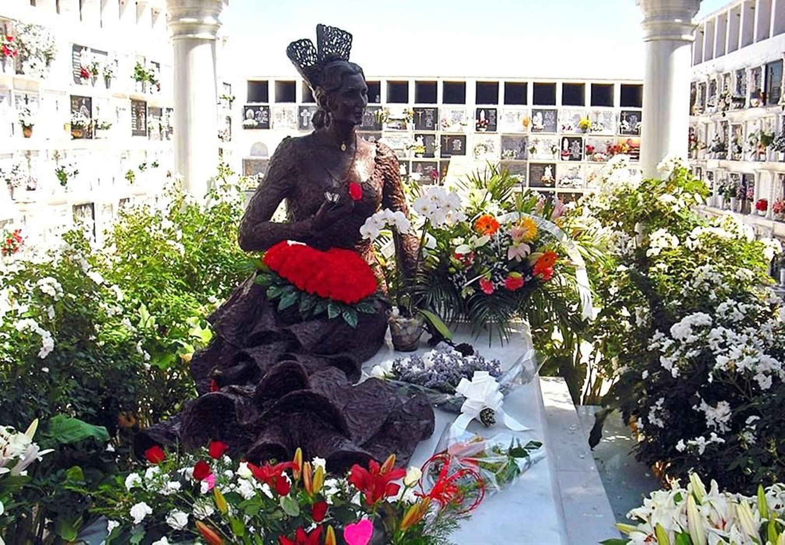 Tumba de Rocío Jurado en Chipiona