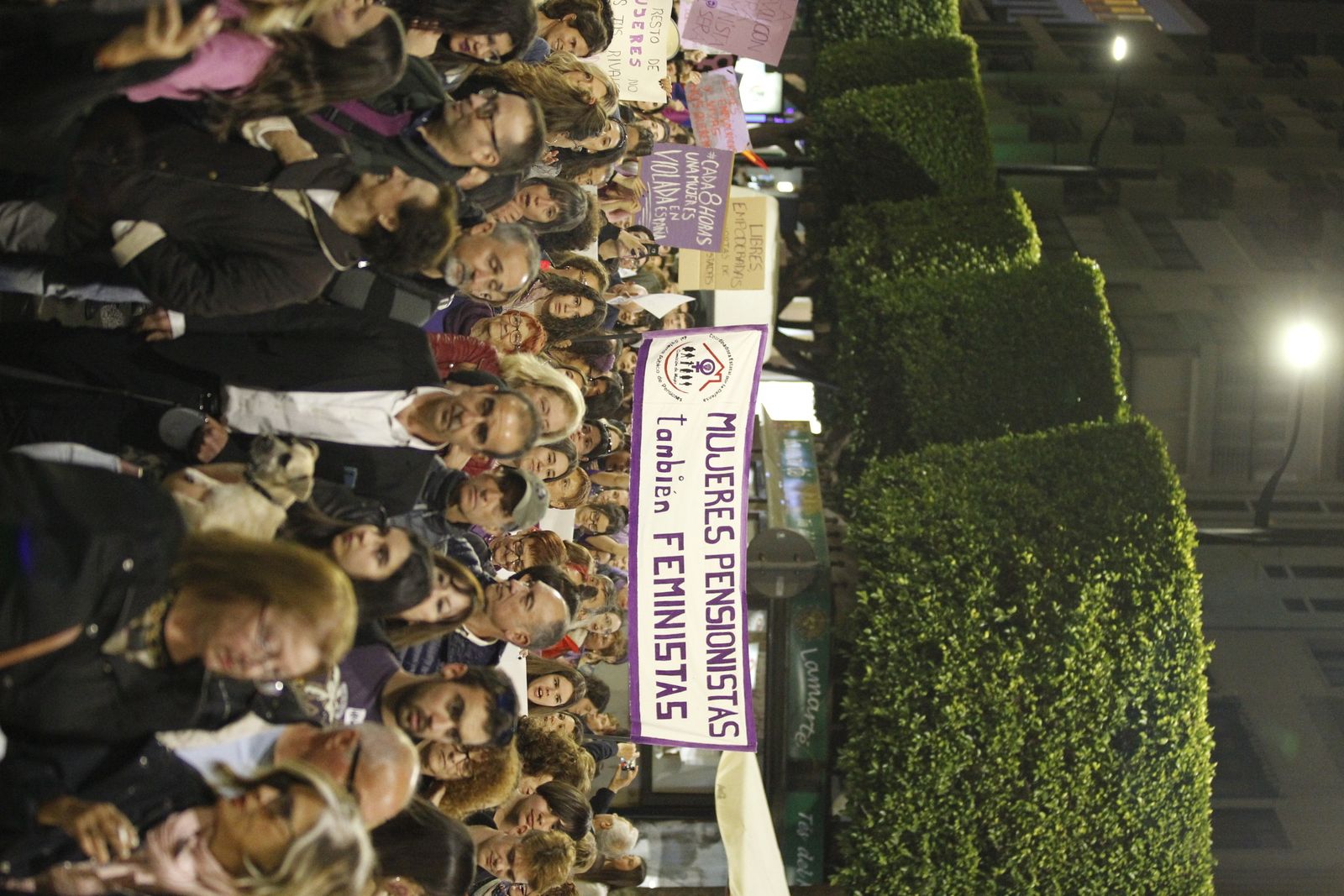 Fotogalería manifestación Día Internacional de la Mujer en Almería