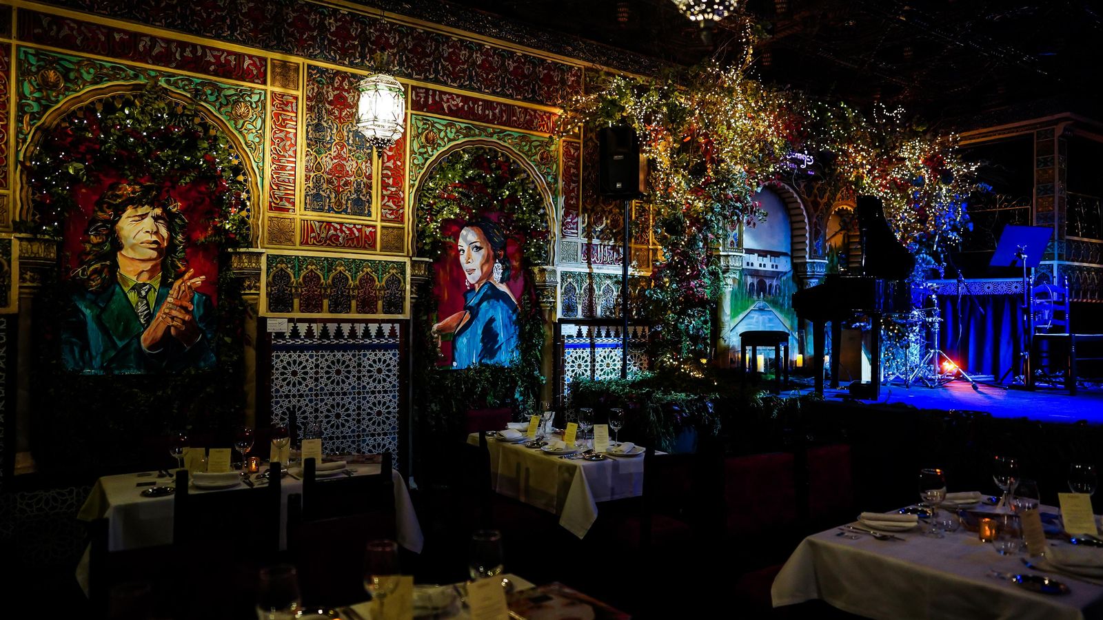 Una imagen del tablao Torres Bermejas.