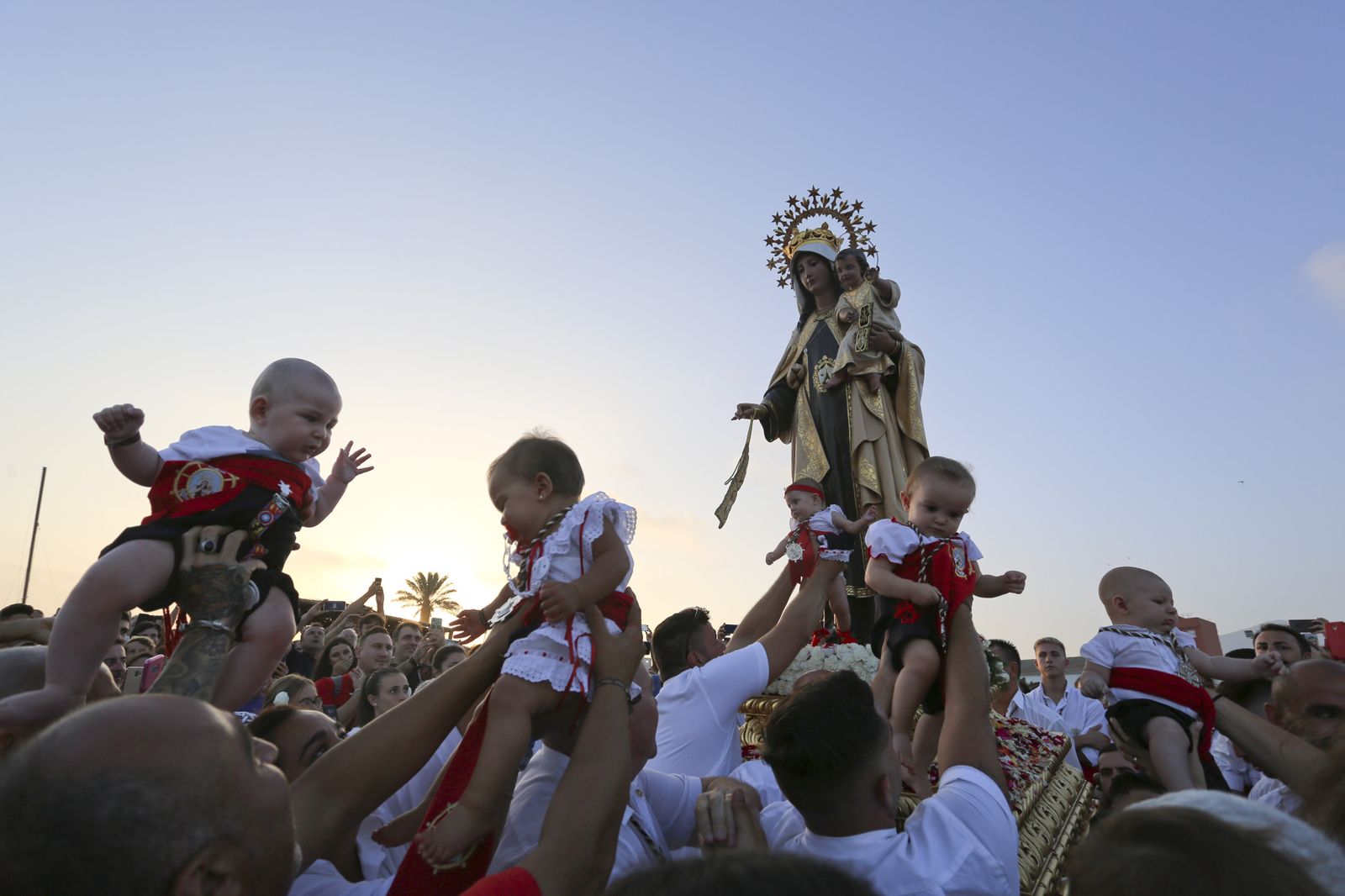 Las fotos de las procesiones de la Virgen del Carmen en Málaga