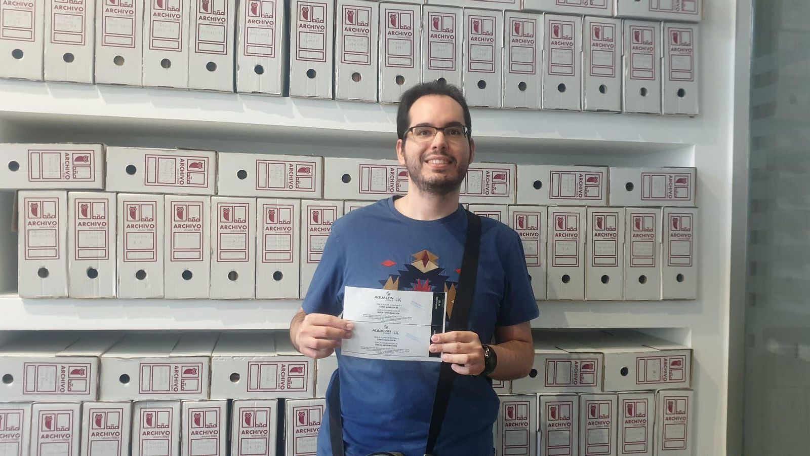 Juan Diego Sández Arana, uno de los ganadores de las entradas del sorteo pasado