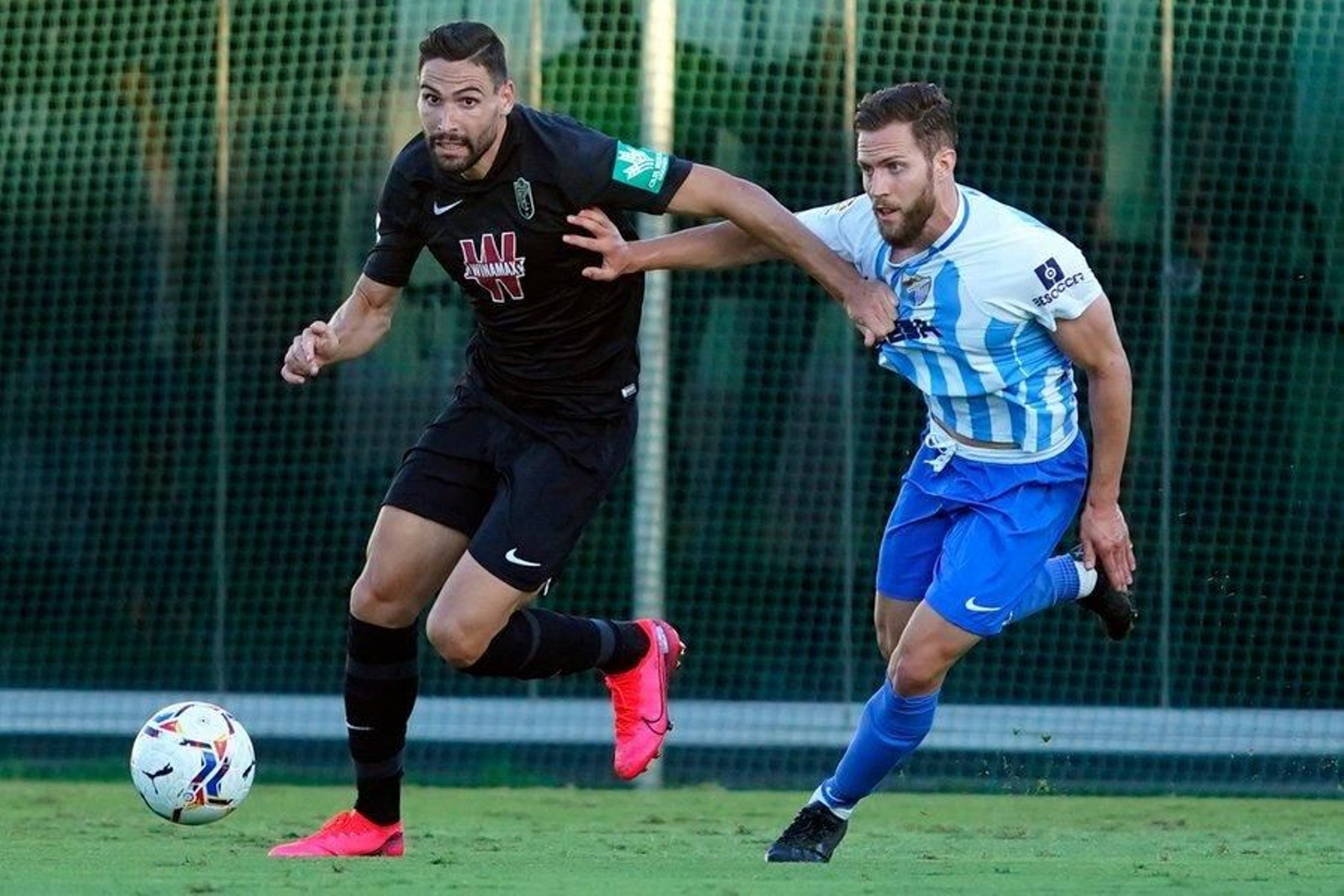 Puertas, en el partido de pretemporada entre Málaga y Granada.