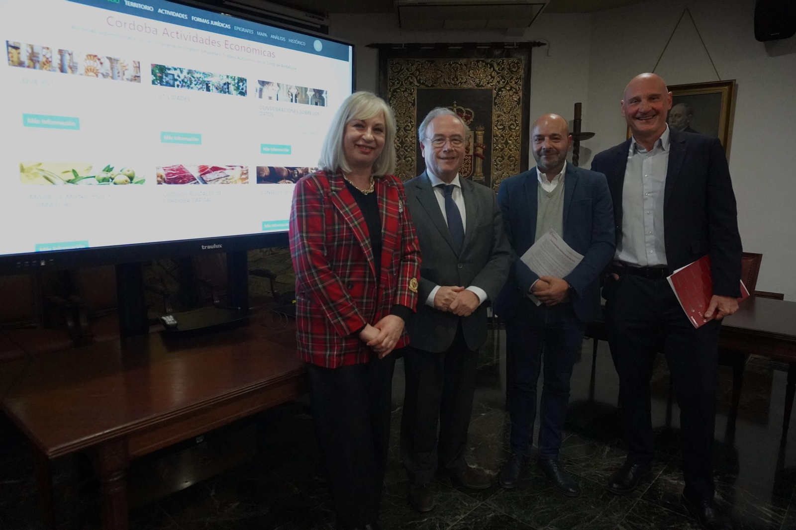 Asistentes a la presentación del Estudio de Actividades Económicas de Córdoba 2023