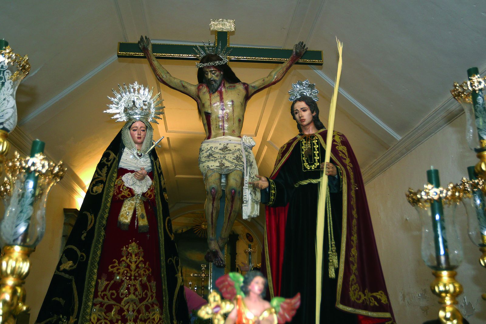 Imagen del misterio del paso del Santo Cristo.