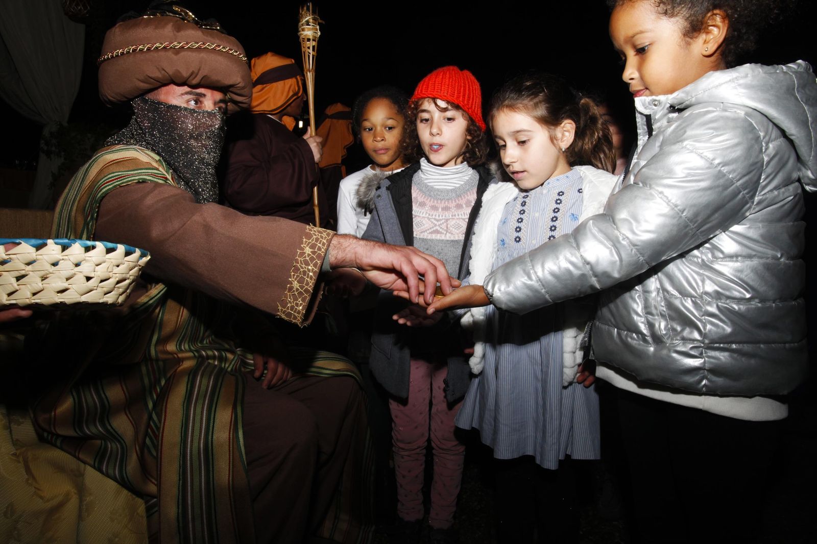 Las imágenes de los Reyes Magos recogiendo el oro en las Minas de Tharsis