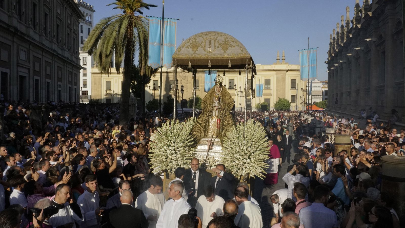 La procesión de la Virgen de los Reyes del año pasado.