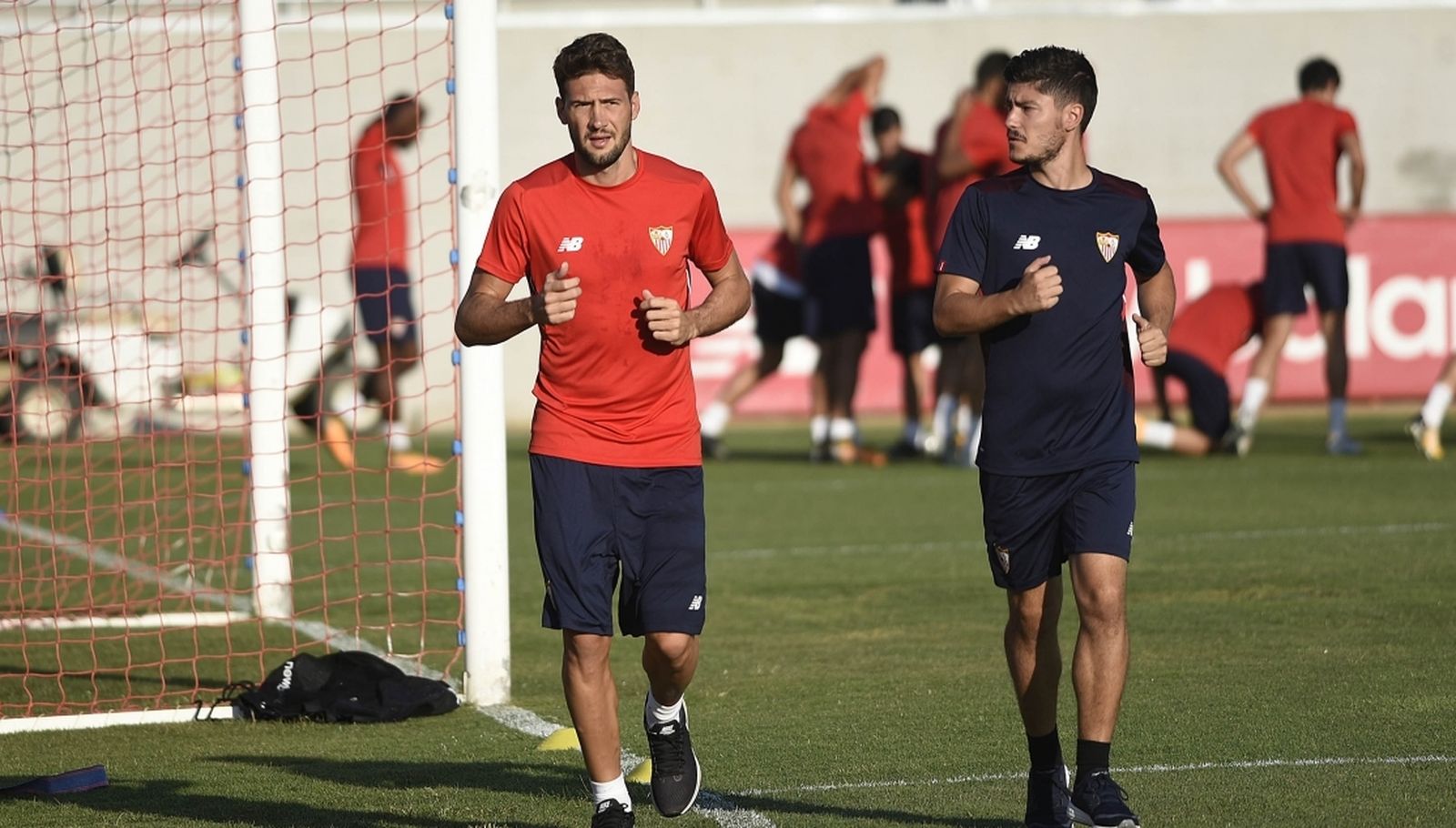 Franco Vázquez durante un entrenamiento