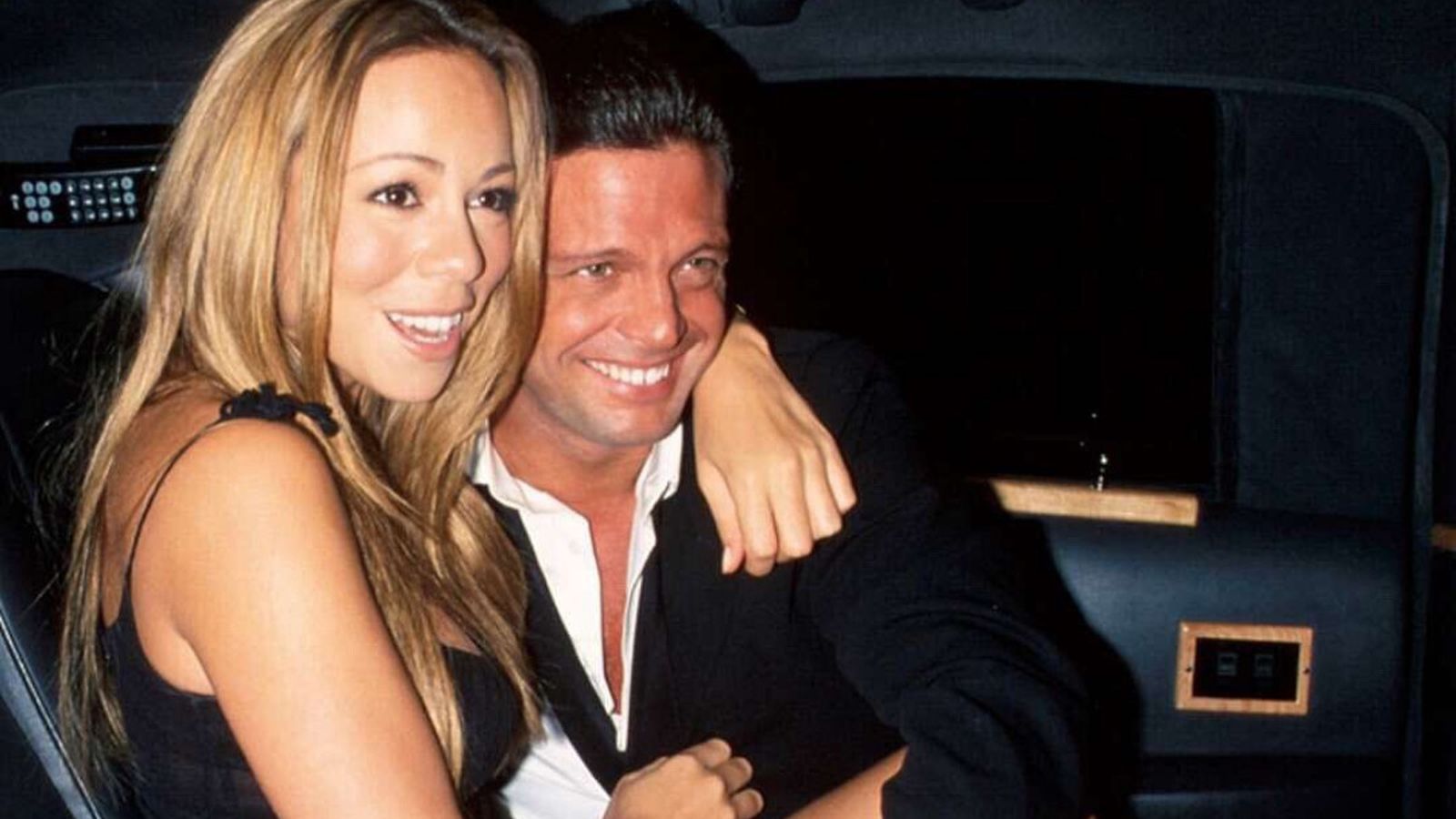 Mariah Carey y Luis Miguel, cuando eran pareja a finales de los 90.