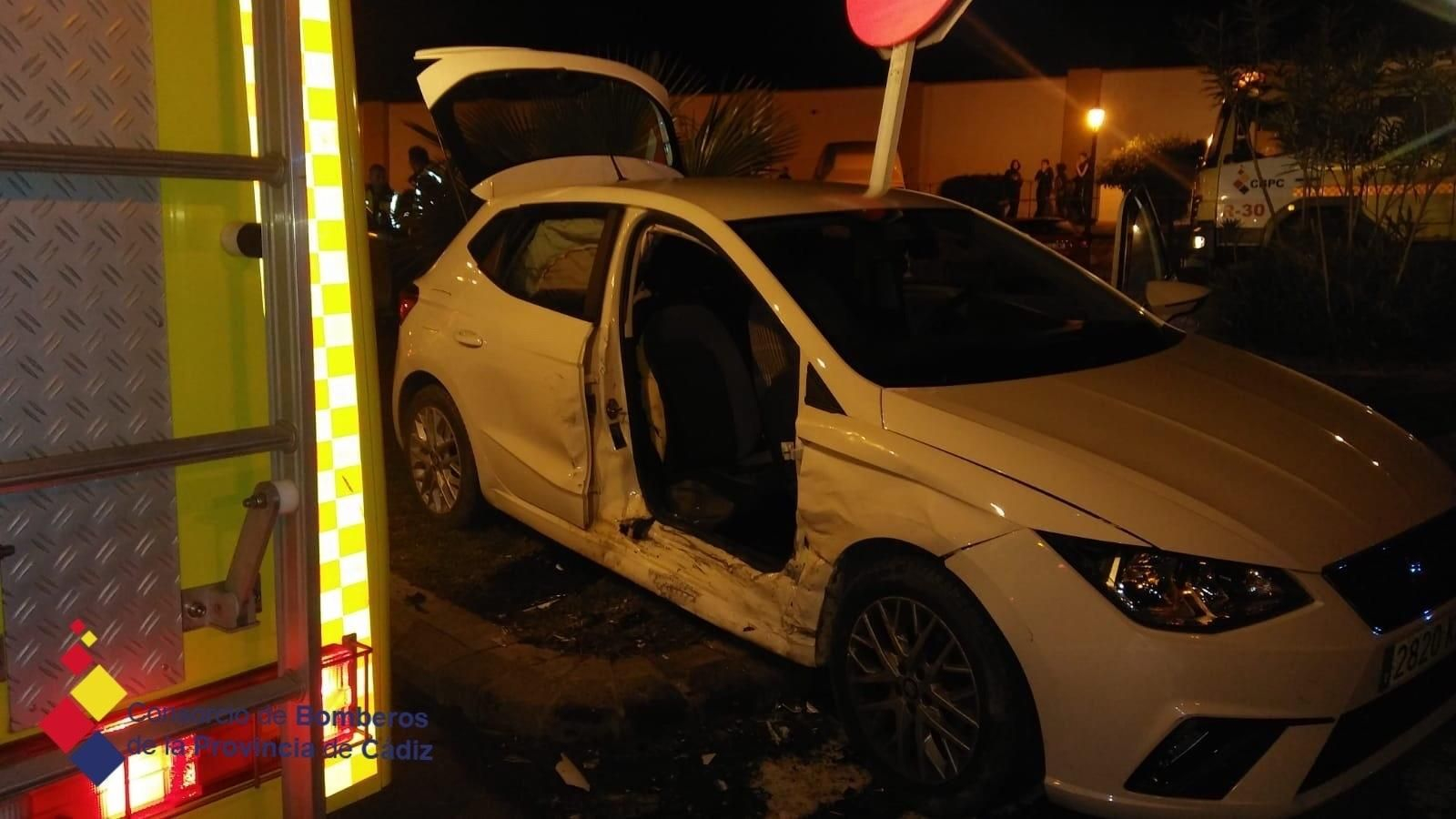 Accidente de tráfico en la A-7 a la altura de San Roque