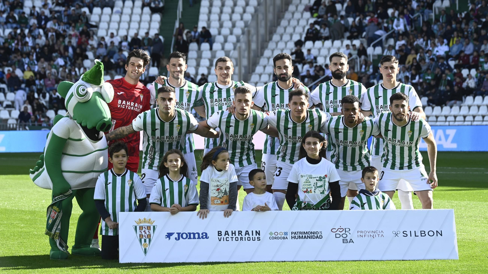 El once inicial del Córdoba CF para el partido ante el Eibar.