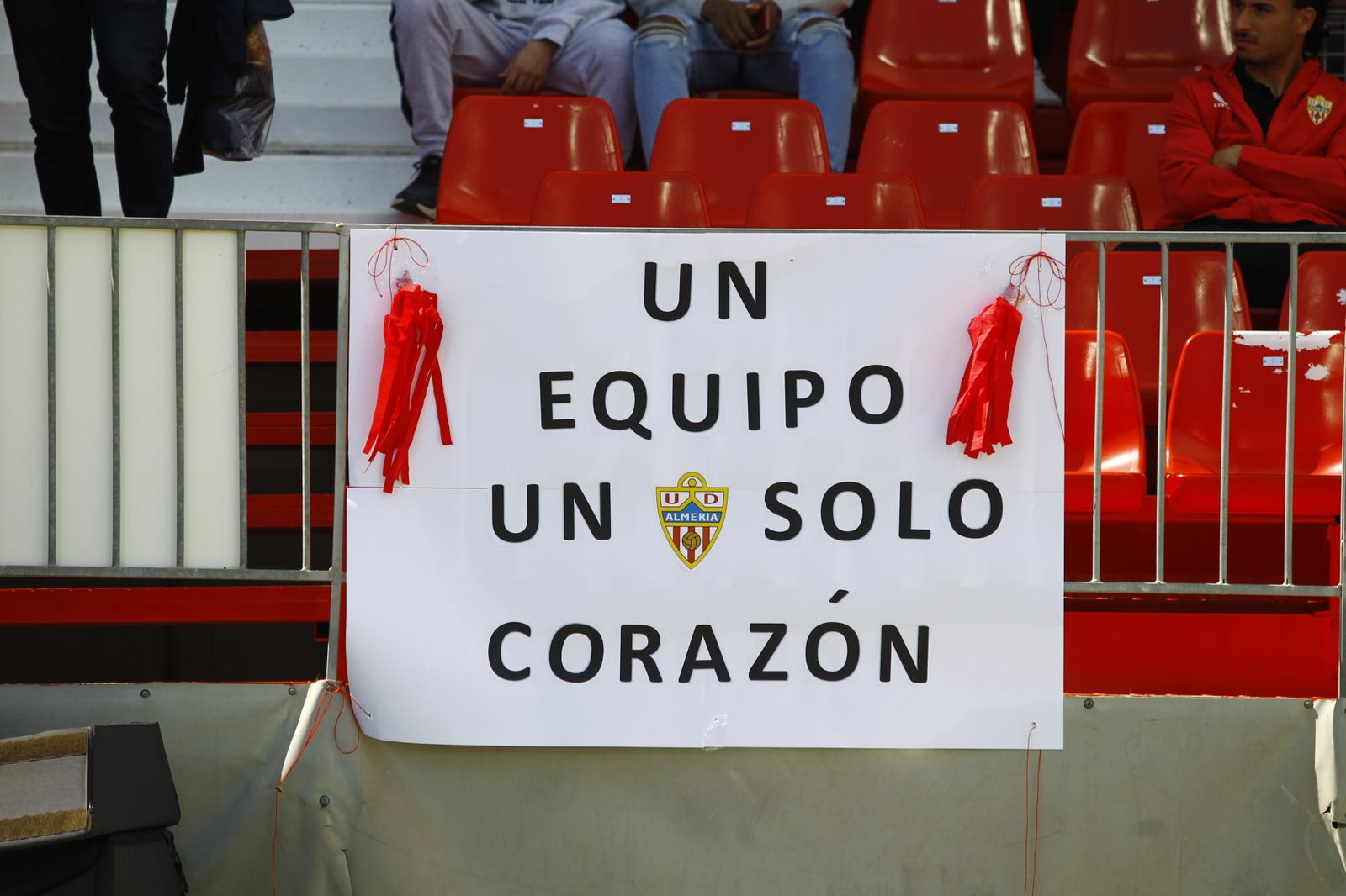 Imágenes del partido de la Liga Santander U.D. Almería-Cádiz C.F.