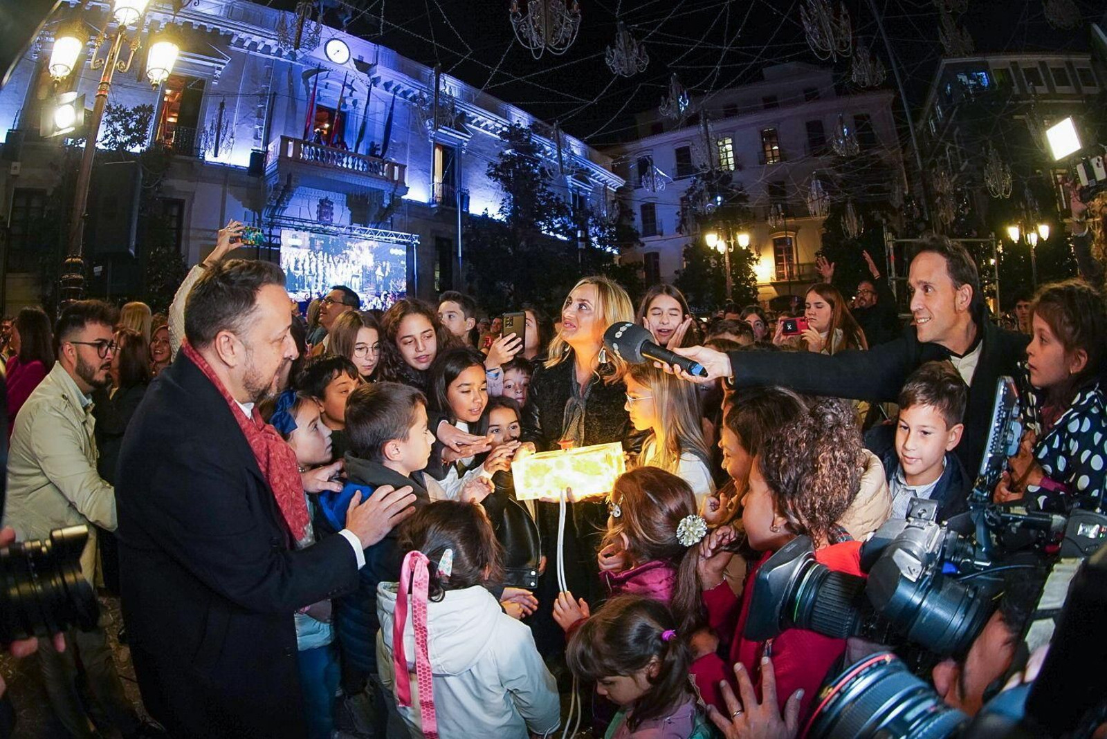 Fotos: así son las nuevas luces de Navidad de Granada