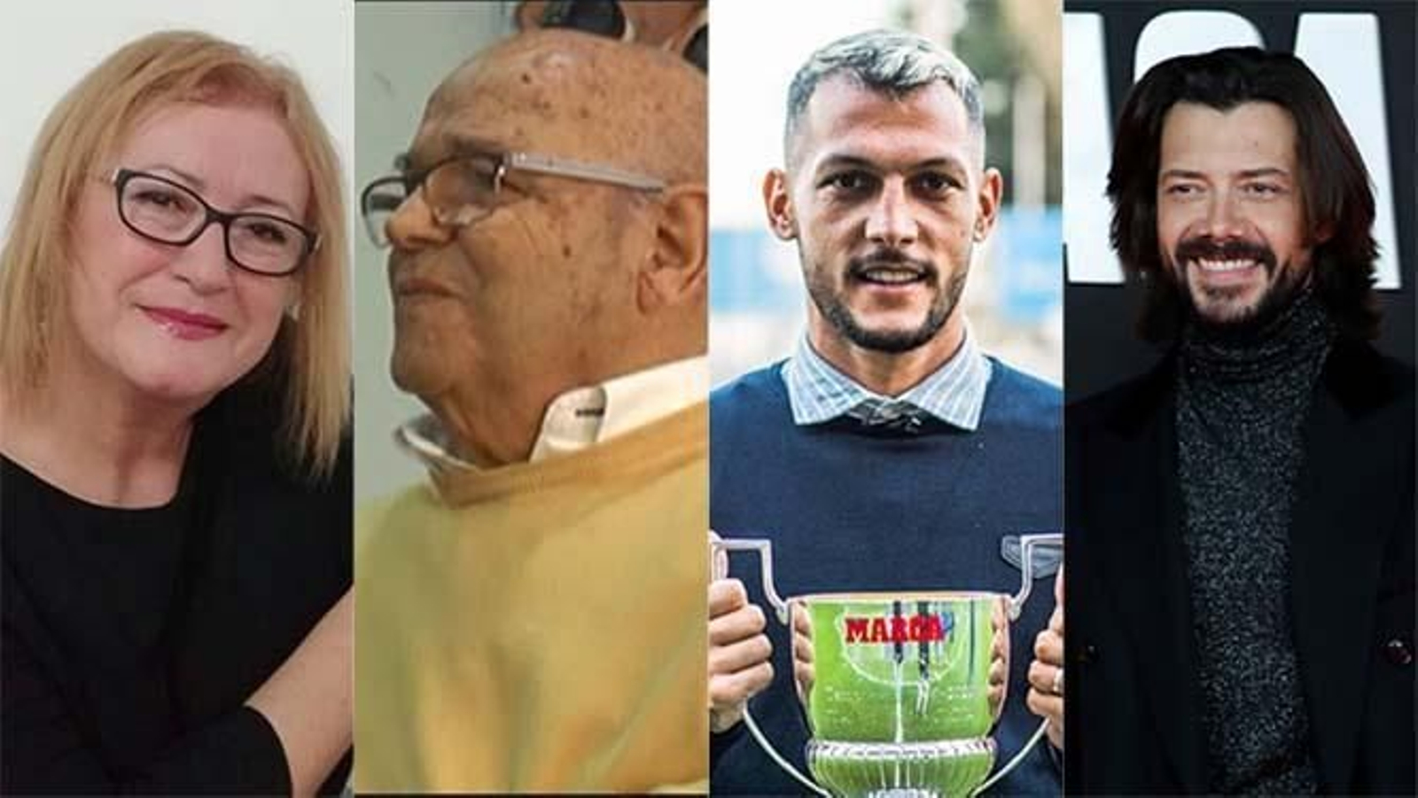 María Quirós, Manuel Reiné, Juan Diego Molina 'Stoichkov' y Álvaro Morte.