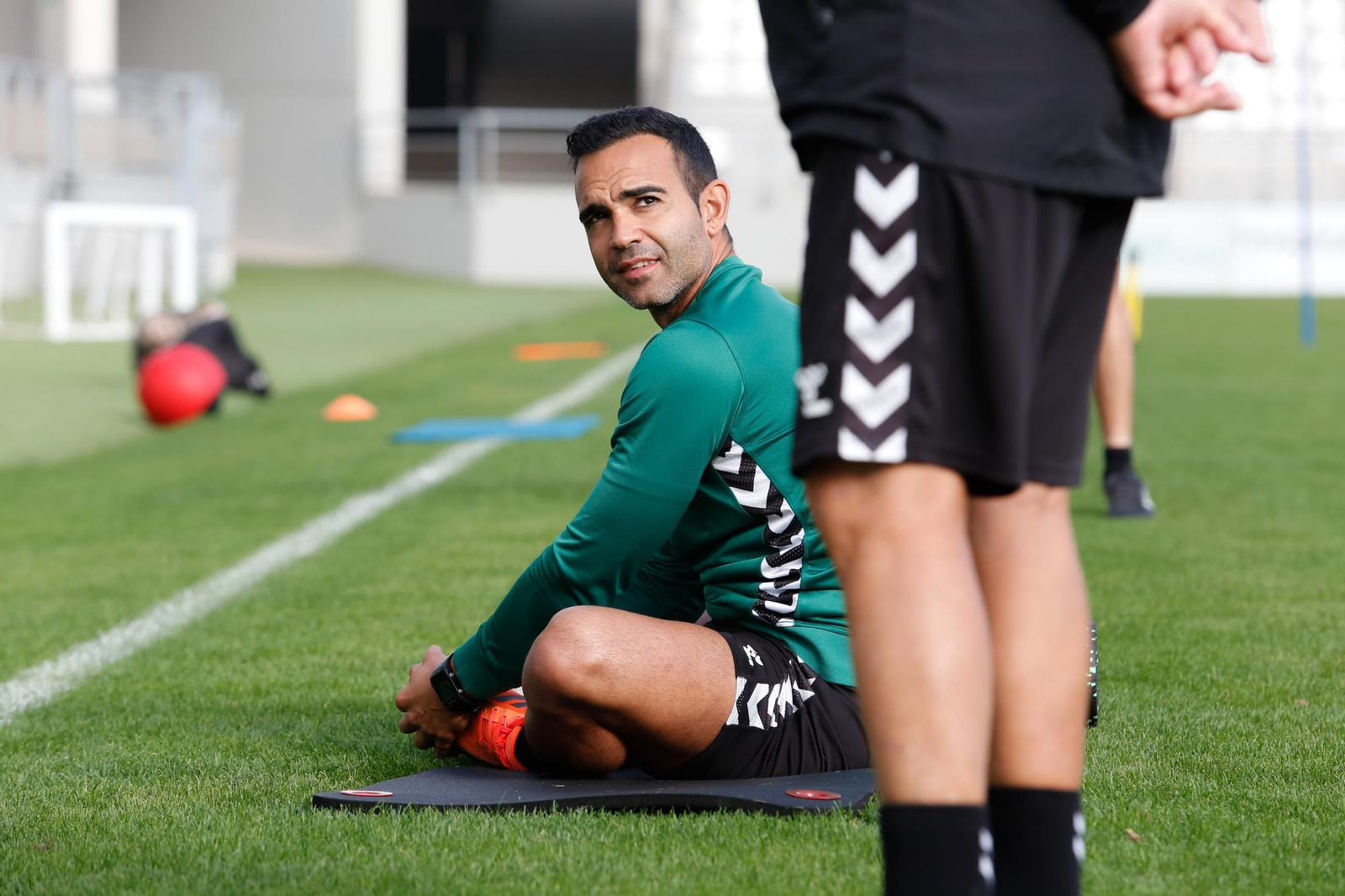 Las fotos del entrenamiento de la Balona previo al partido con el Villanovense