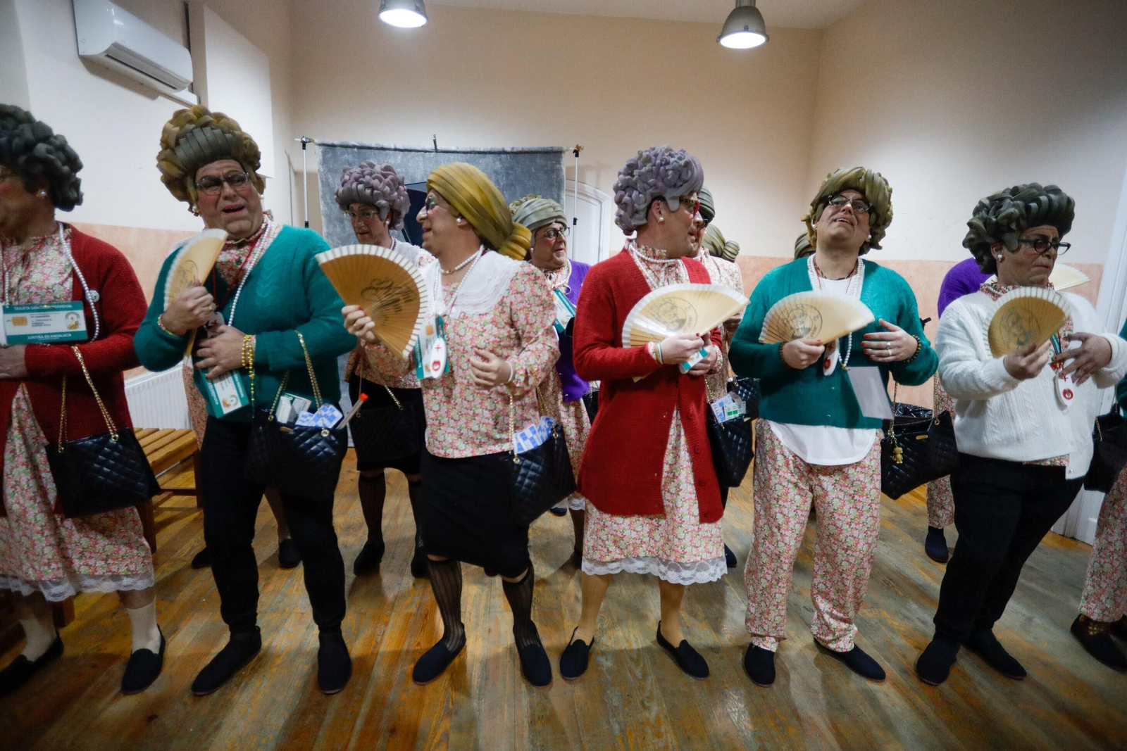 El ambiente en los camerinos del teatro