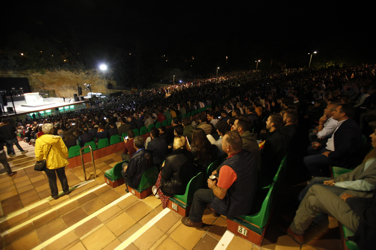 Mitin de Vox en Sevilla con Santiago Abascal