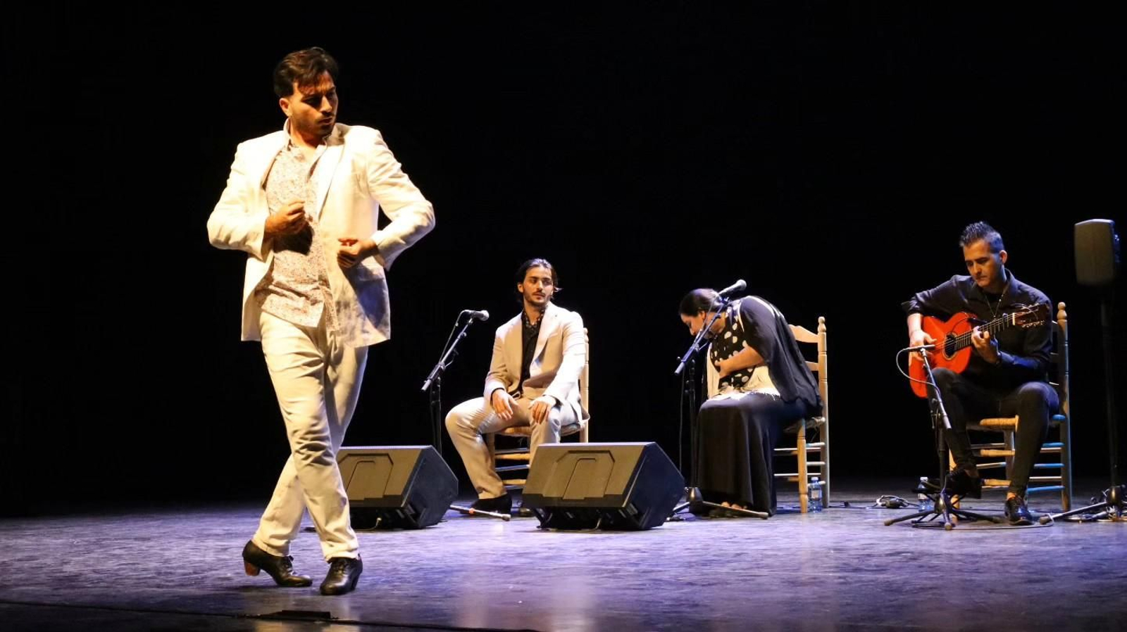 Actuación flamenca en el Auditorio de Vera.