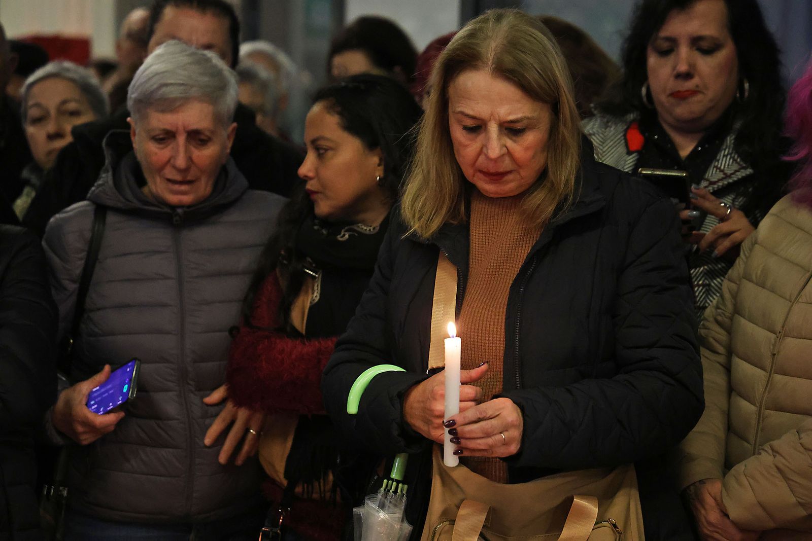 Las fotografías de la vigilia por los fallecidos en el accidente de tren  de Adamuz