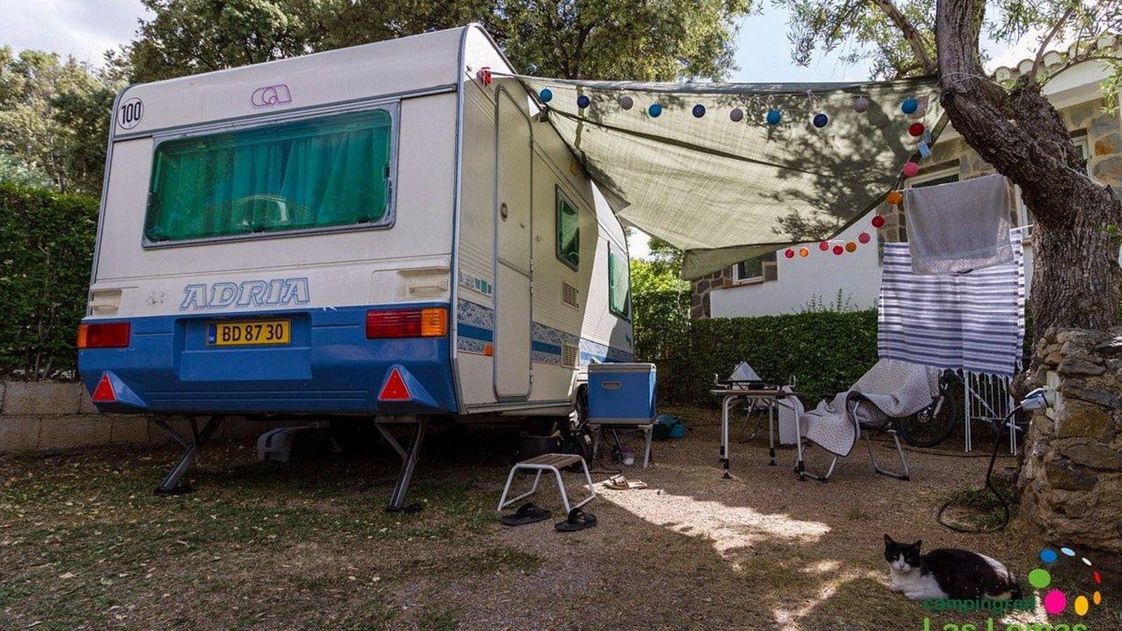 Parcela del Camping Las Lomas
