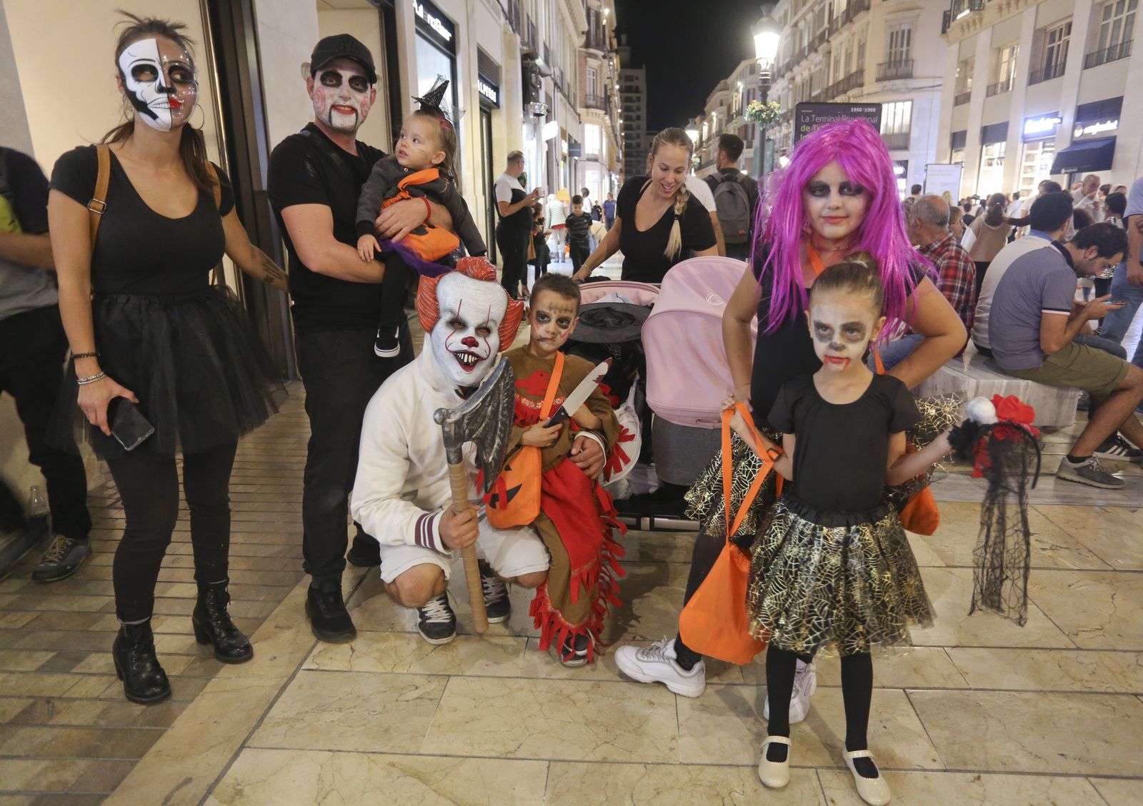 Las fotos de la noche de Halloween en Málaga