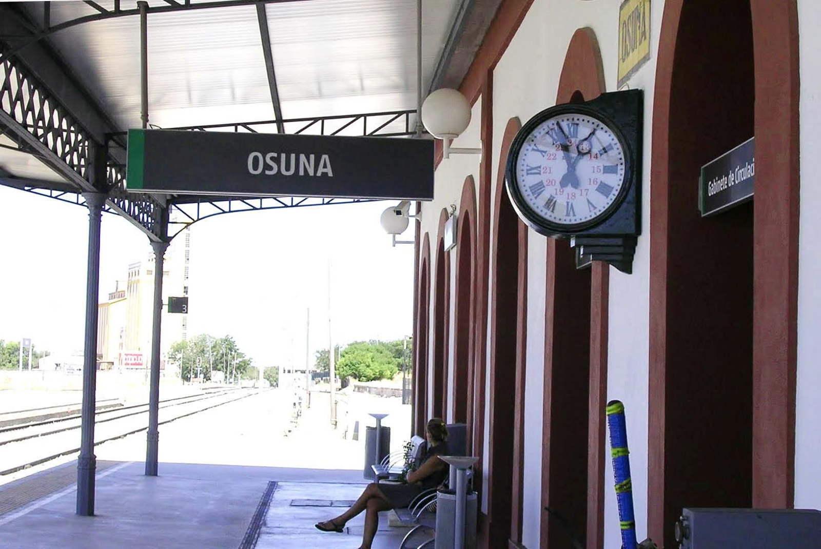 La Estación de Osuna, una de las afectadas en la provincia de Sevilla junto a las de Marchena y Pedera.