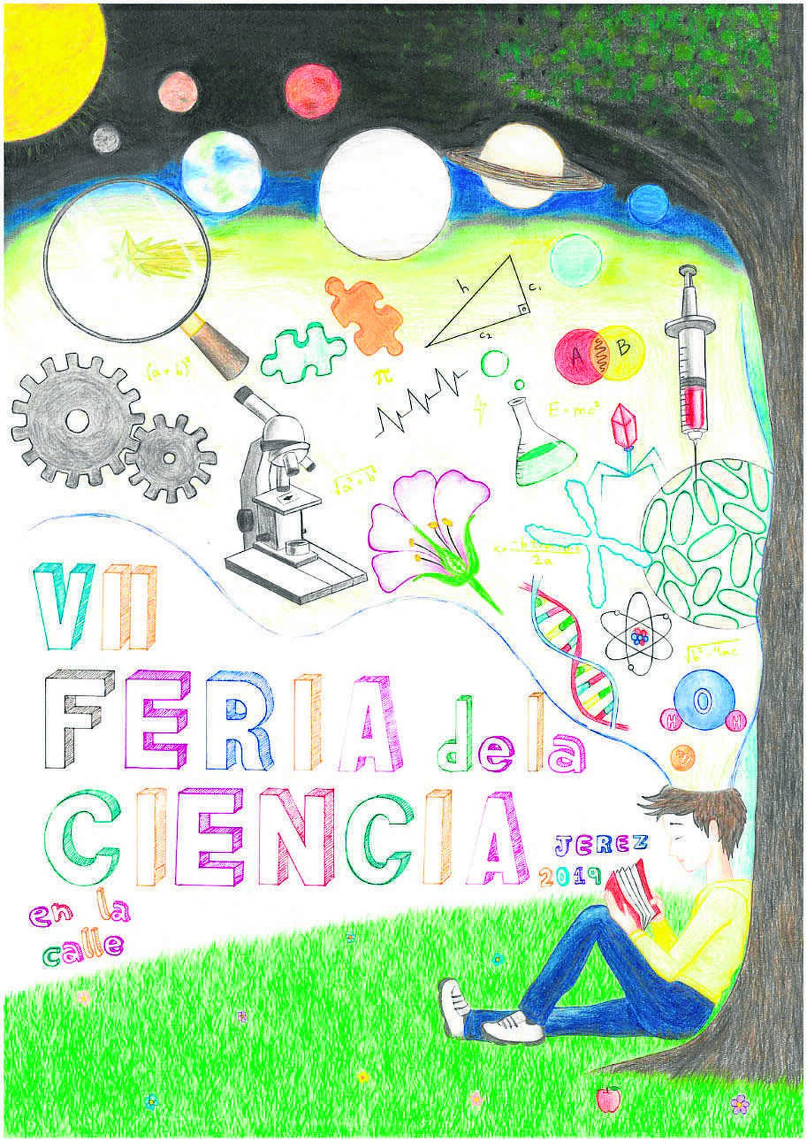 Adrián Ruíz Rodríguez, alumno de 4º de ESO. autor del cartel