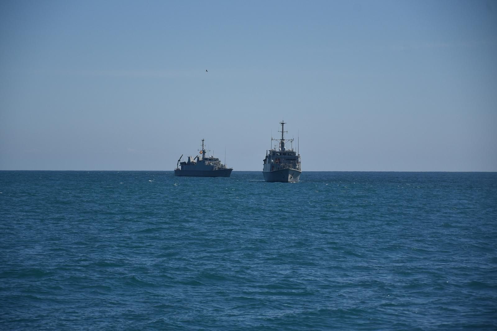 Las fotos del mayor ejercicio de los últimos años en el Estrecho de Gibraltar y el Golfo de Cádiz de la Armada y la OTAN