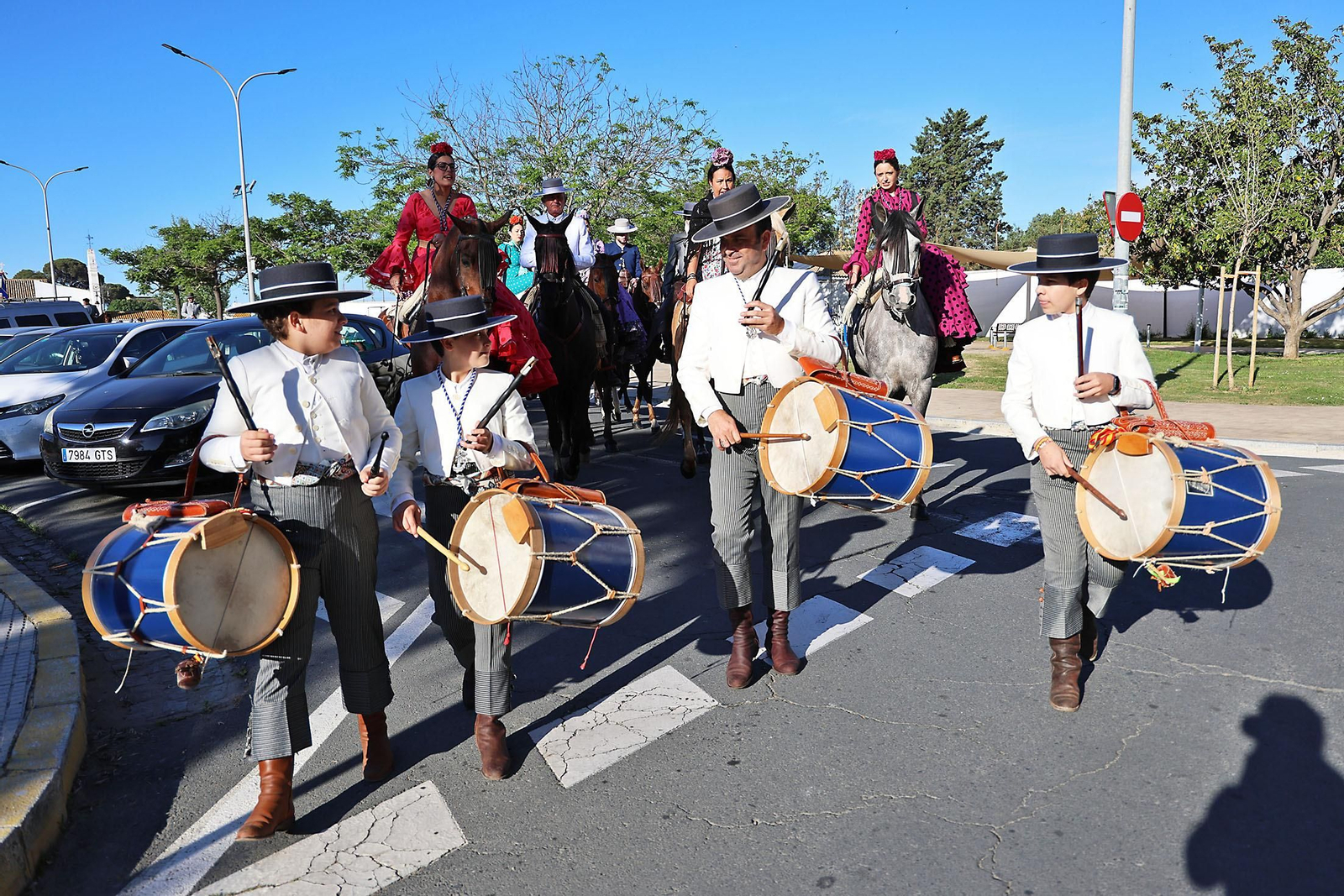 Imágenes de la salida de la Hermandad Ntra Sra de la Peña de Huelva