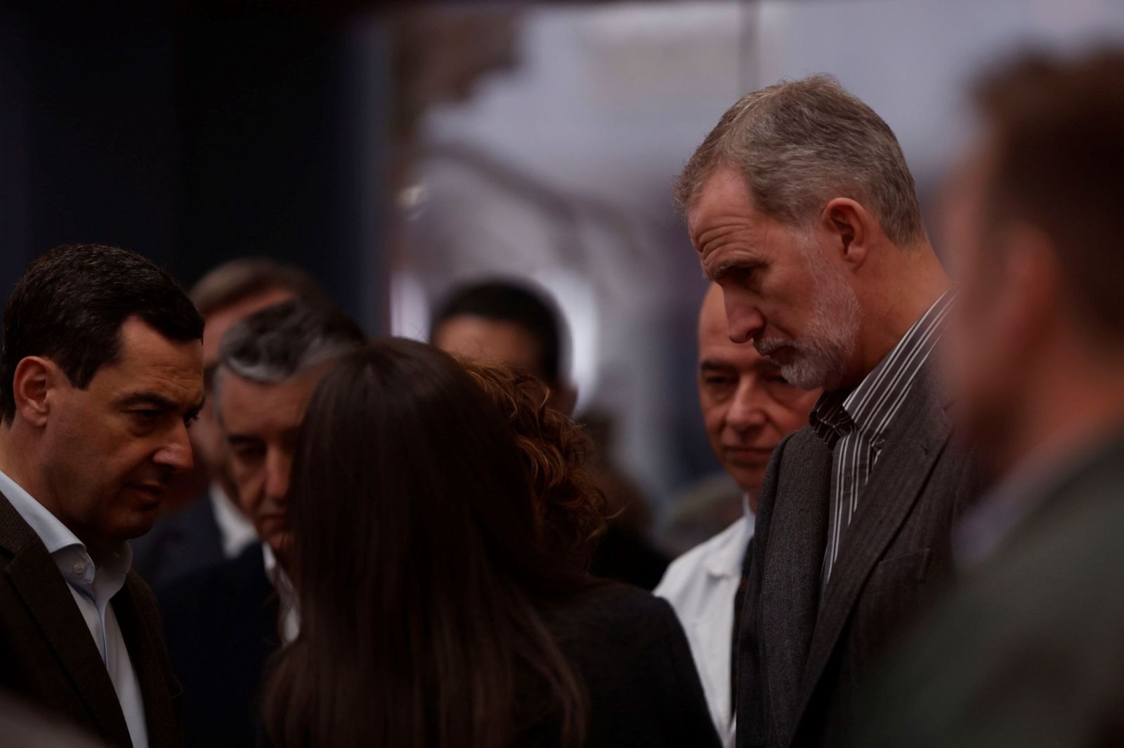 La visita de los Reyes a los heridos del accidente de Adamuz en el Hospital Reina Sofía