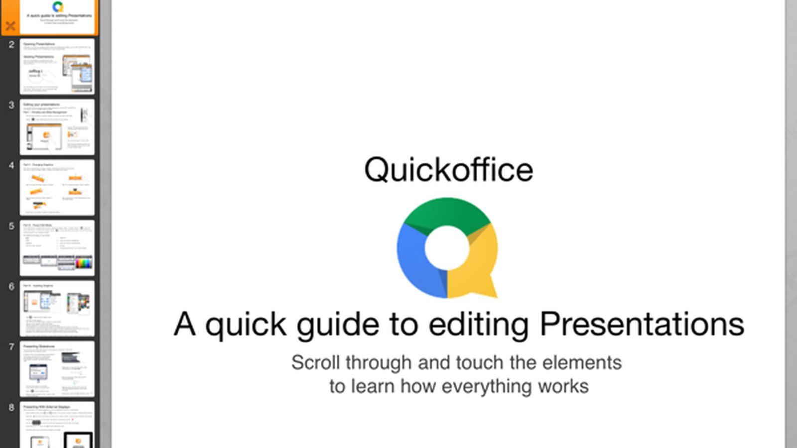 Quickoffice de Google.
