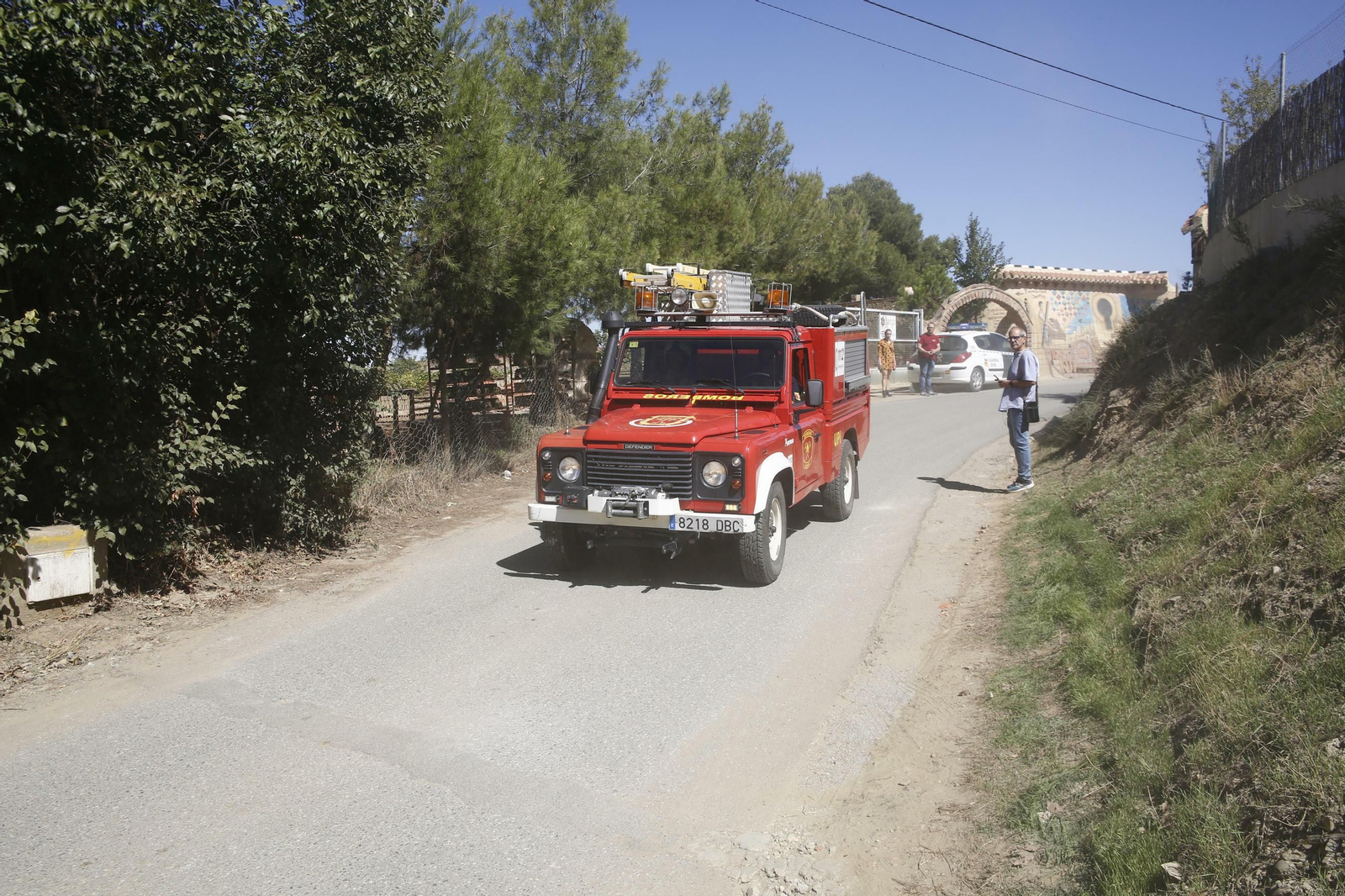 Imágenes tras la explosión de la pirotecnia de Guadix