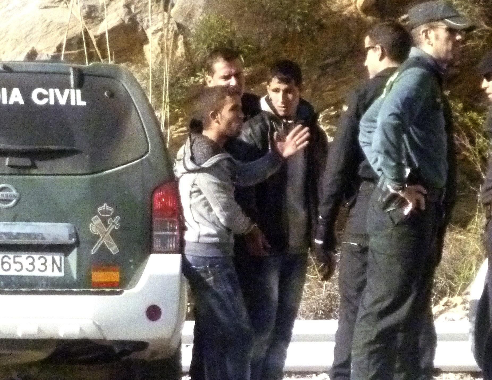 Foto de archivo de otra de las detenciones de la Guardia Civil.