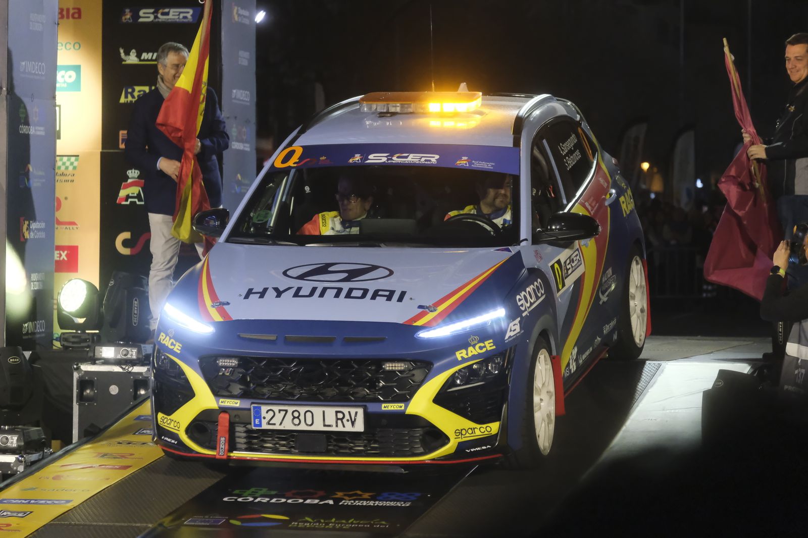 Así ha sido la ceremonia de salida del Rallye Sierra Morena 2023