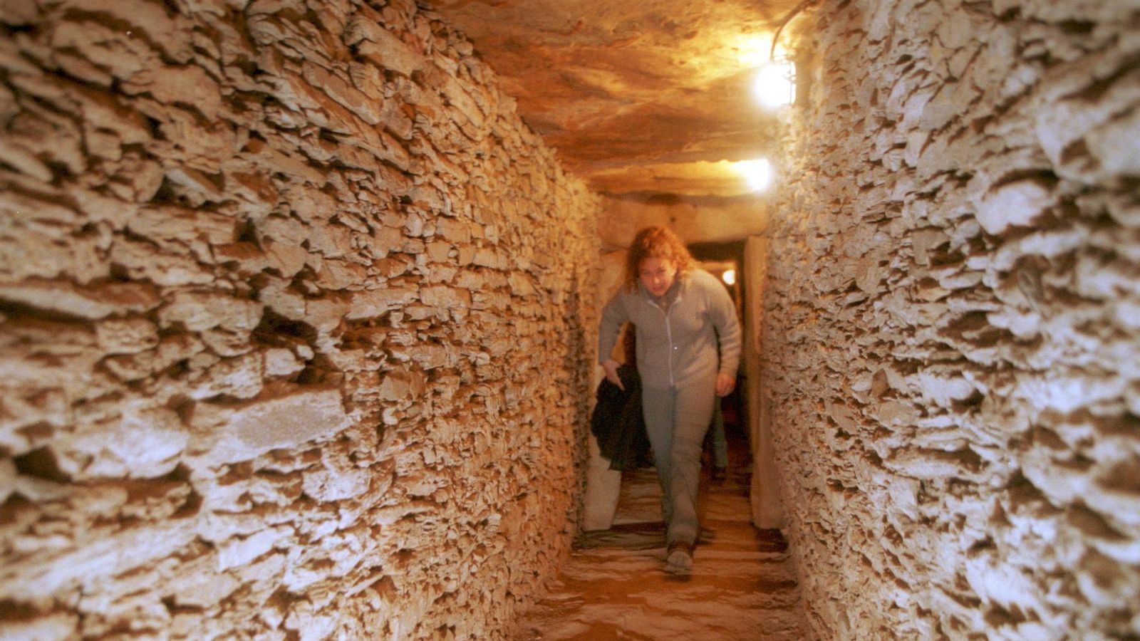 El interior del dolmen de La Pastora, de Valencina, en una imagen de archivo.