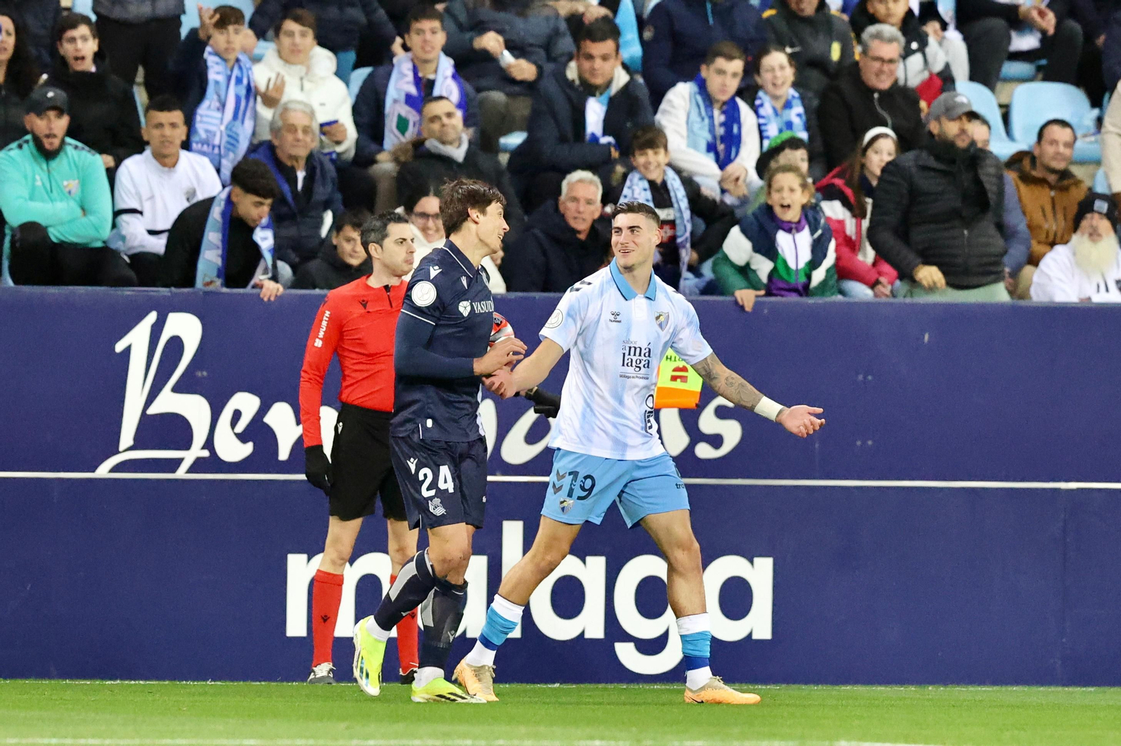 Málaga CF - Real Sociedad, en fotos