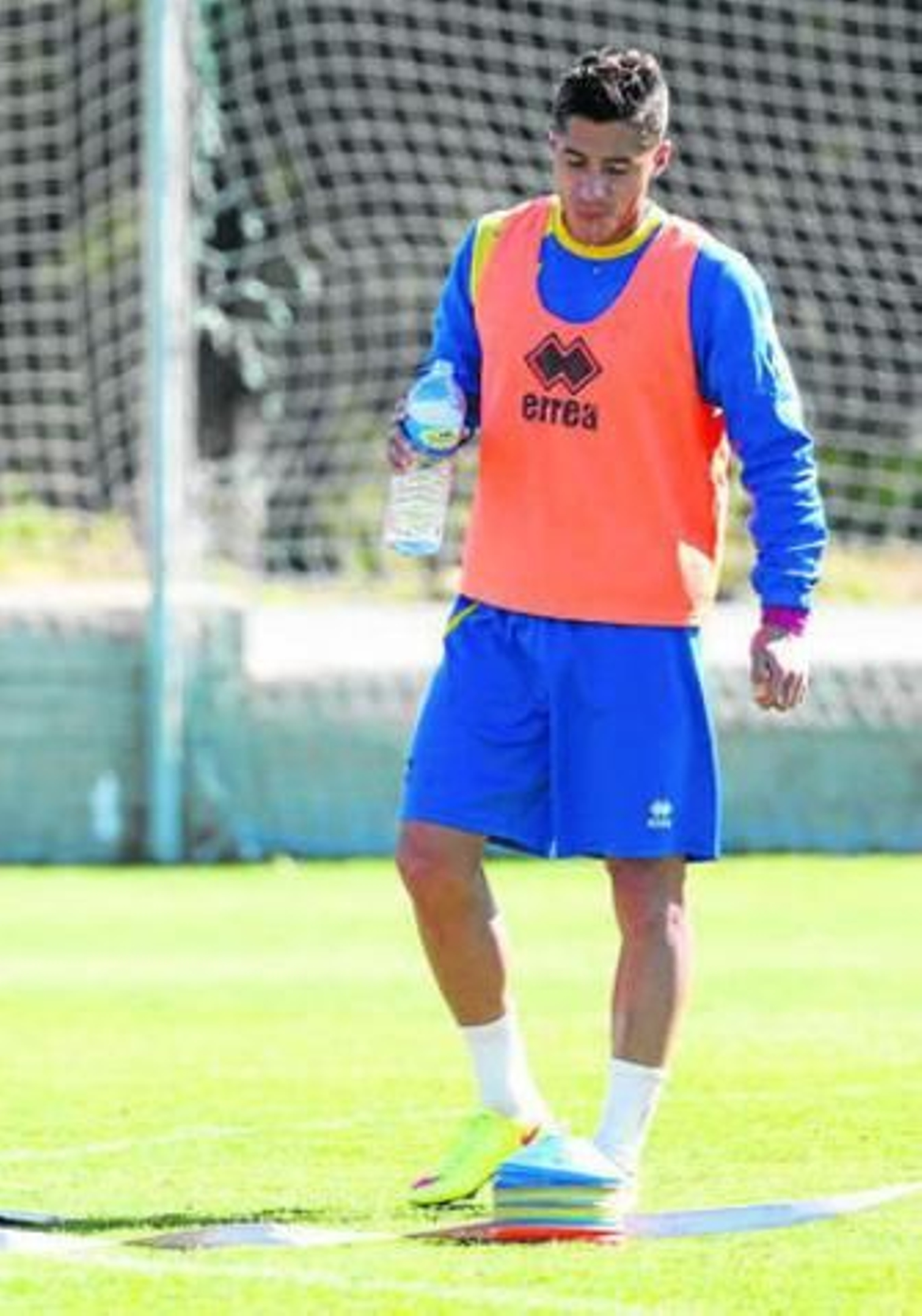 Hugo Rodríguez, durante una sesión en El Rosal.