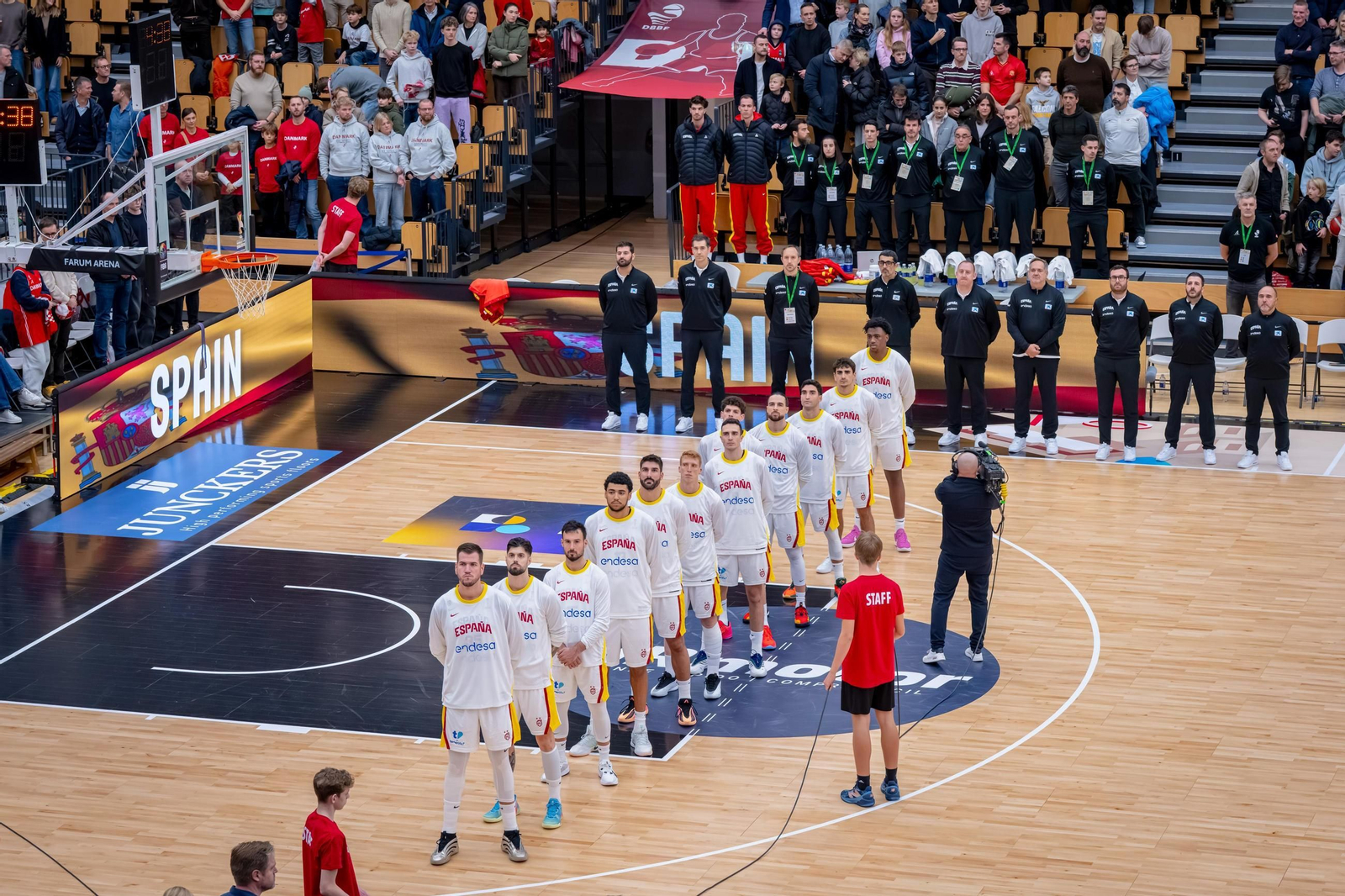 Las mejores fotos del Dinamarca-España de baloncesto