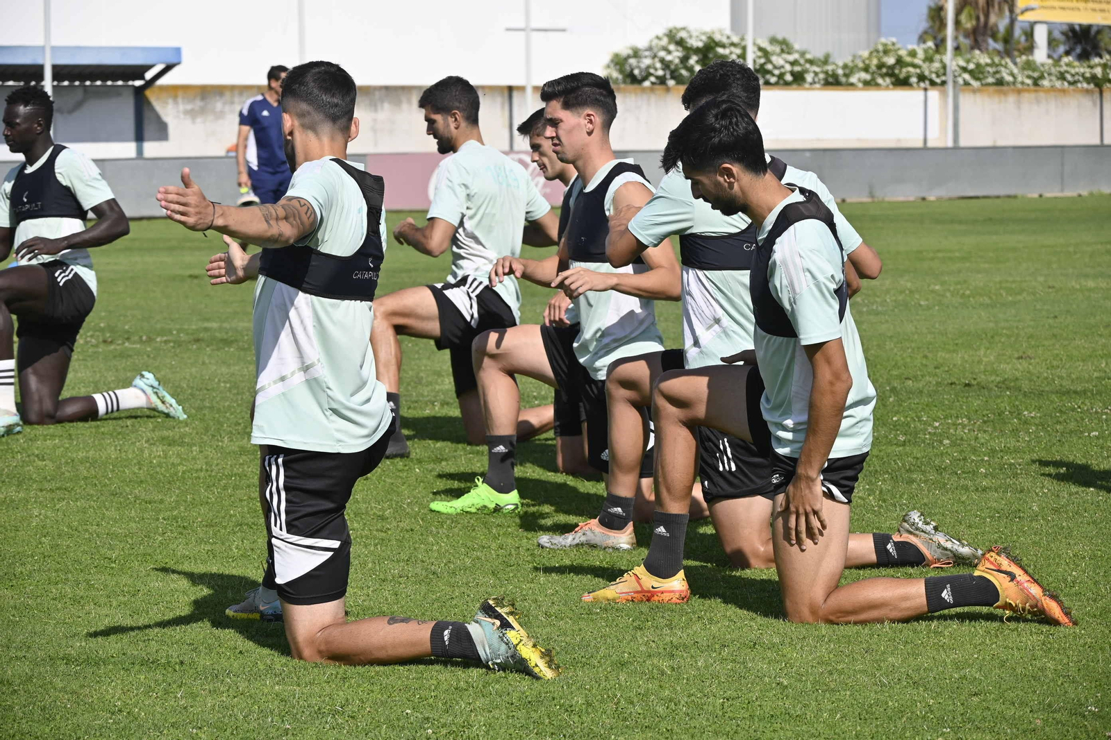 Entrenamiento del Recreativo en Huelva, en imágenes