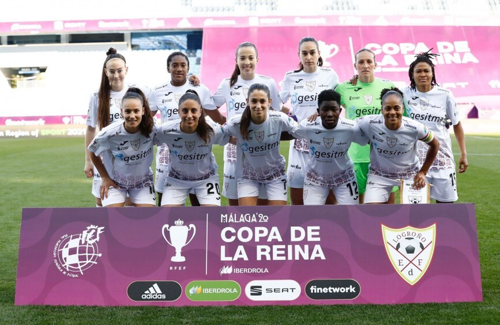 Las fotos de la final de la Copa de la Reina Barcelona-Logroño en La Rosaleda