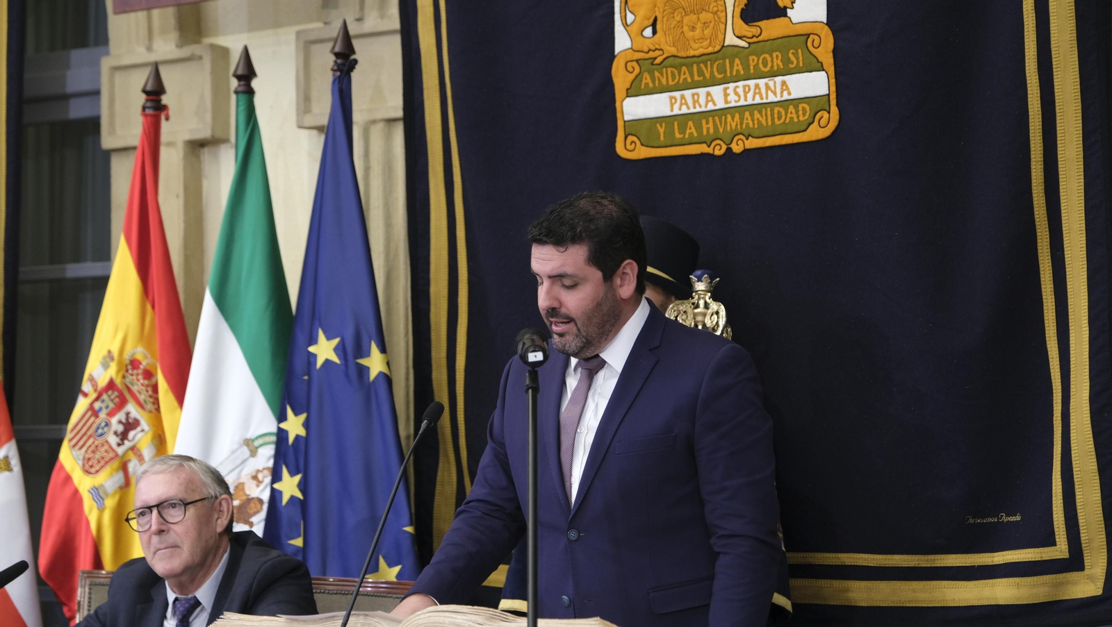 Imágenes del acto de constitución de la Diputación de Almería