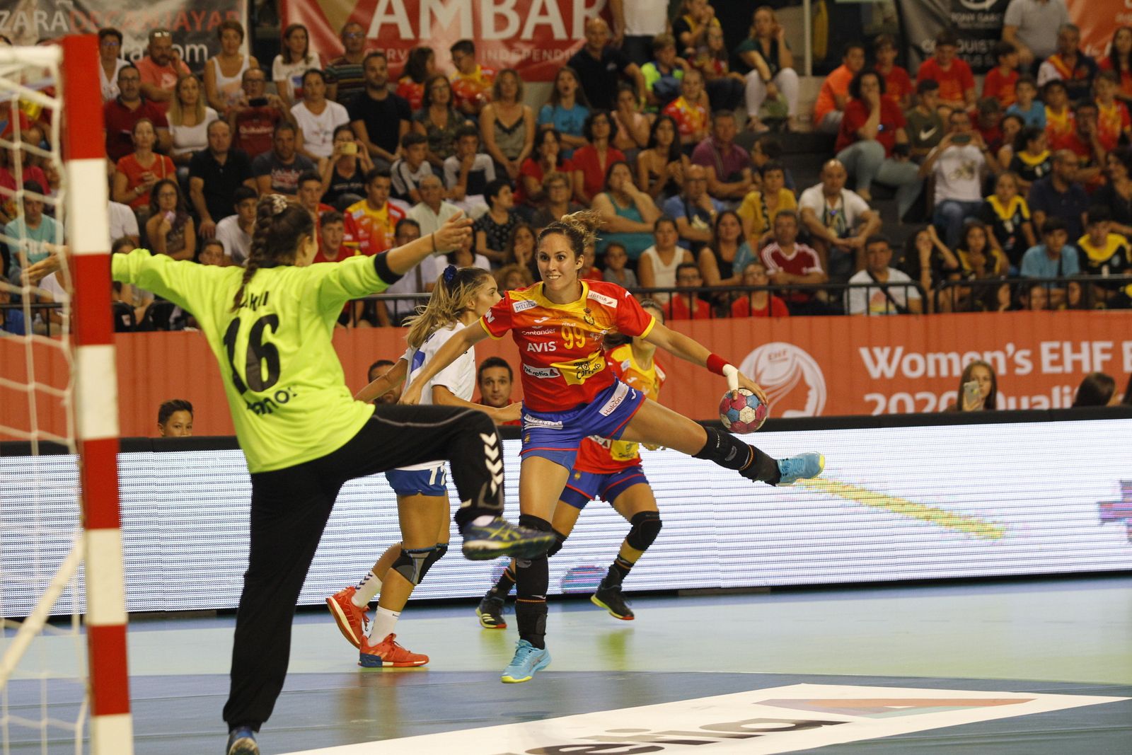Fotogalería España-Grecia. Balonmano Femenino, fase clasificación Euro 2020