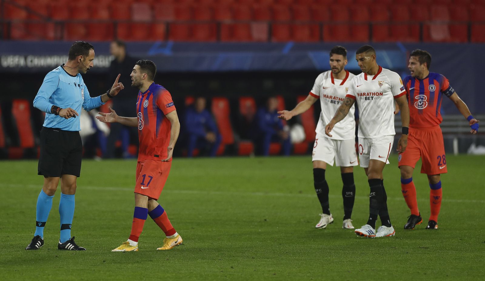 Las imágenes del Sevilla-Chelsea